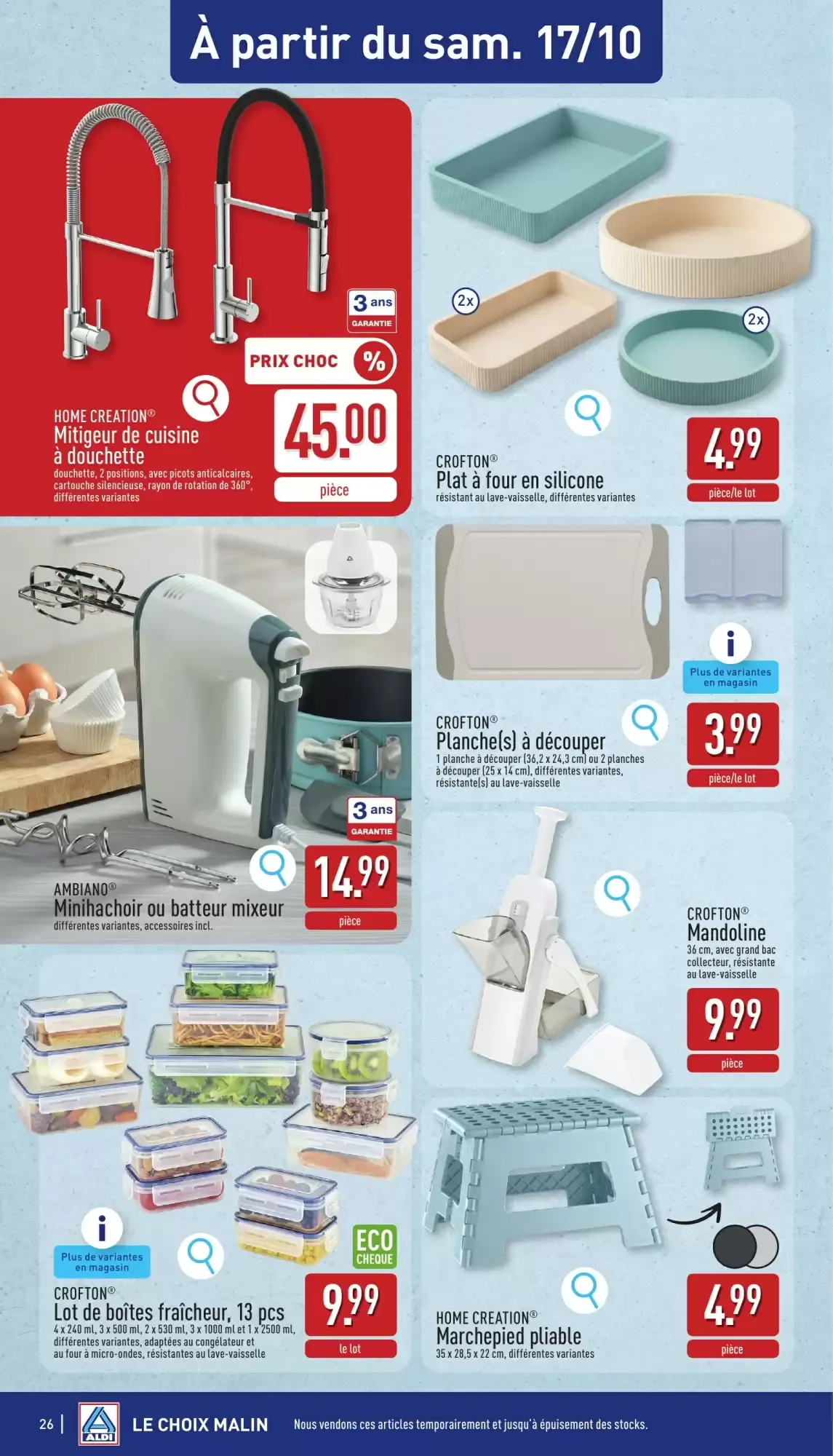 ALDI LE CHOIX MALIN van 12 oktober tot 17 oktober 2026 - folder pagina 26