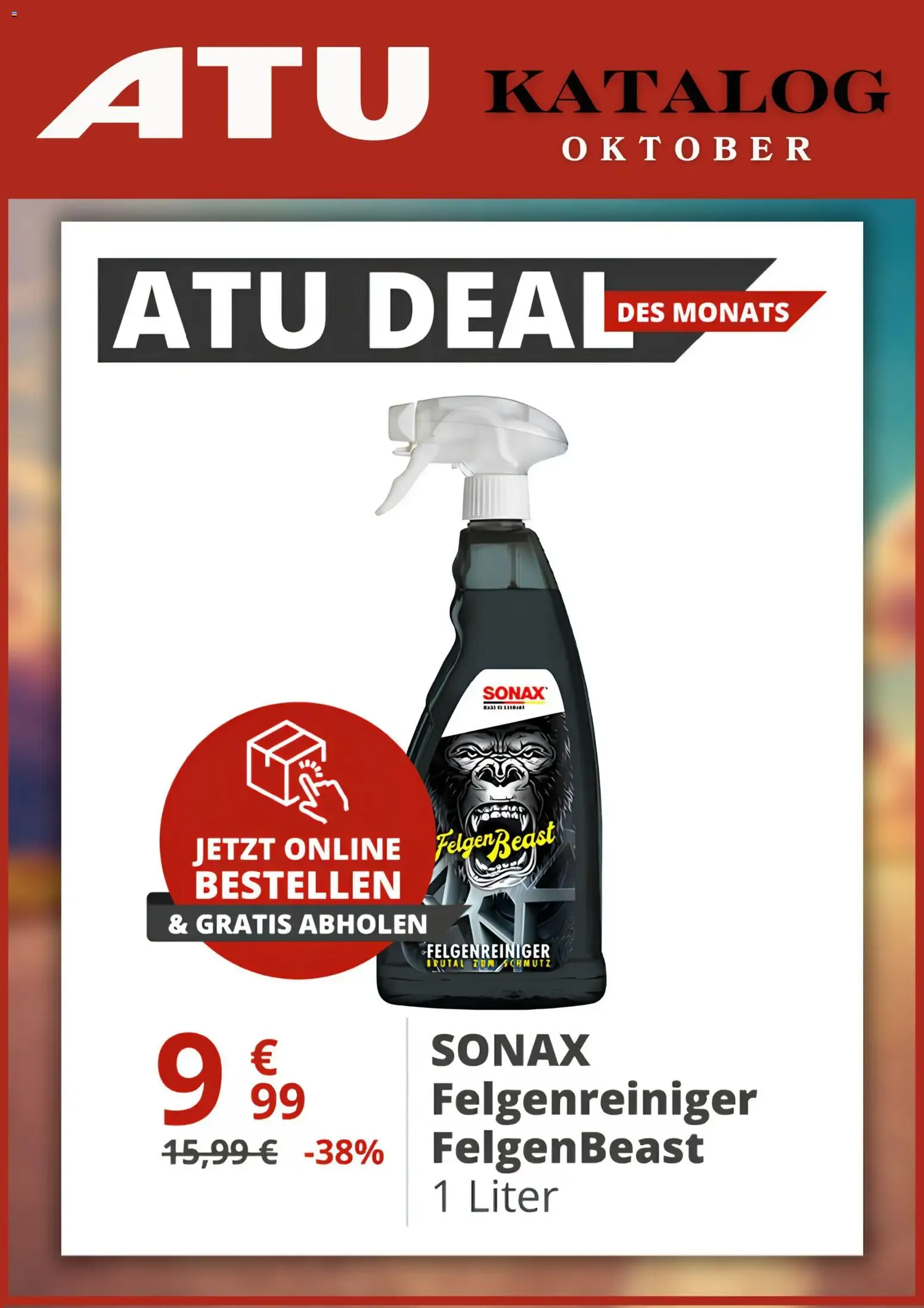 ATU KATALOG OKTOBER - Deal des Monats von 1. Oktober bis 31. Oktober 2026 - Prospekt seite 1