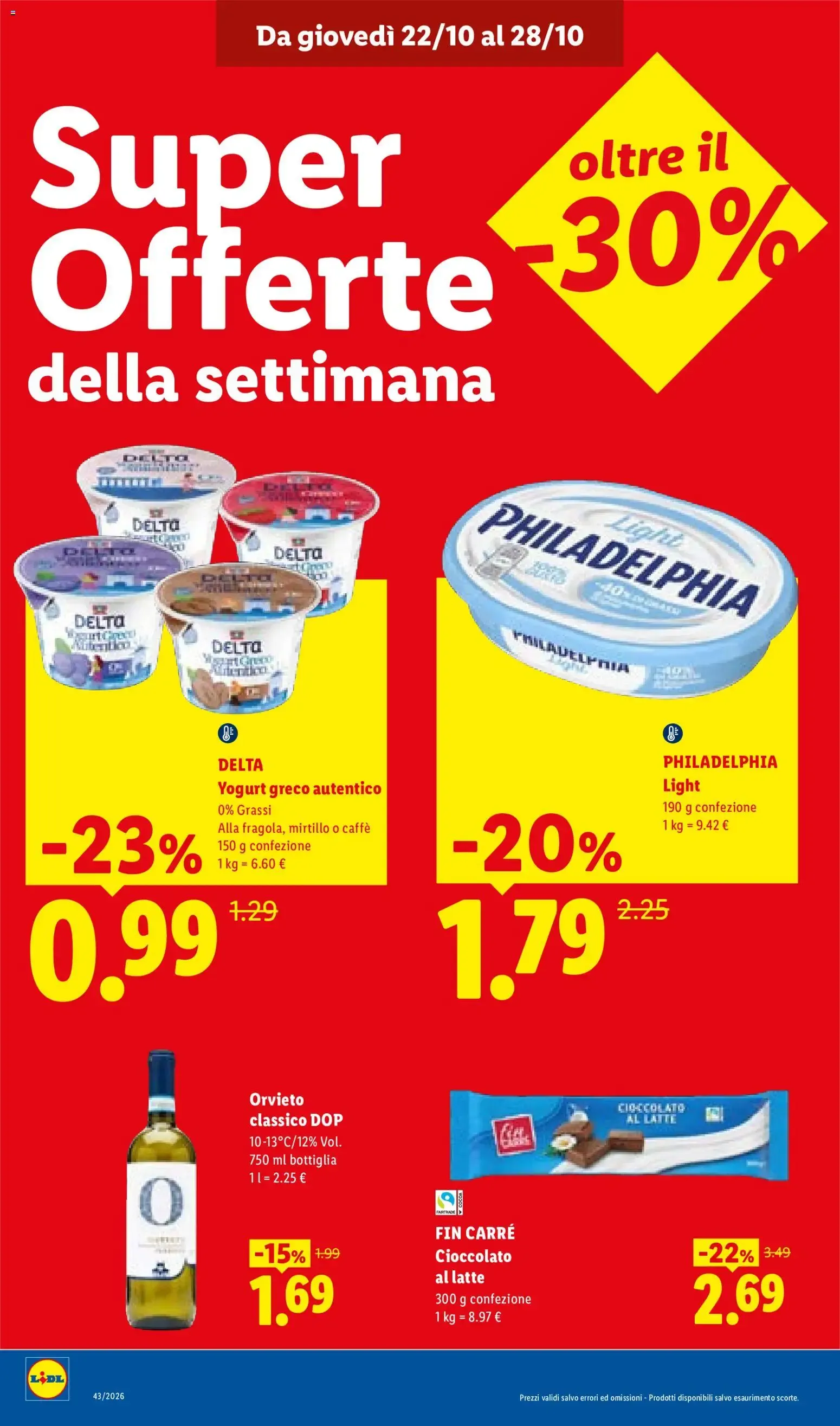 Lidl: Piccoli Prezzi, Grande Qualità da 22 ottobre a 28 ottobre di 2026 - Pagina del volantino 14