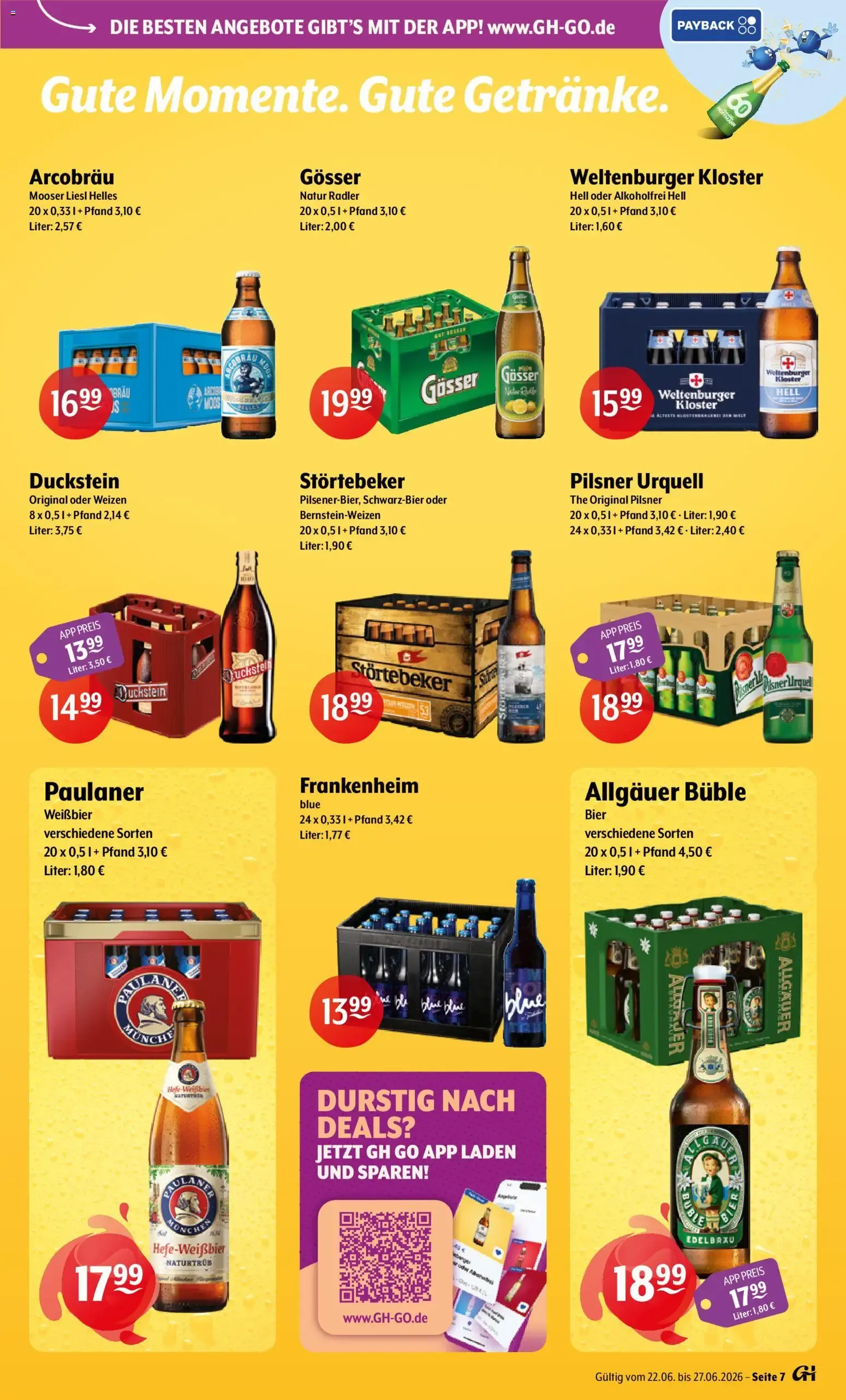 Getränke Hoffmann - Jubiläumsdeals von 22. Juni bis 27. Juni 2026 - Prospekt seite 7