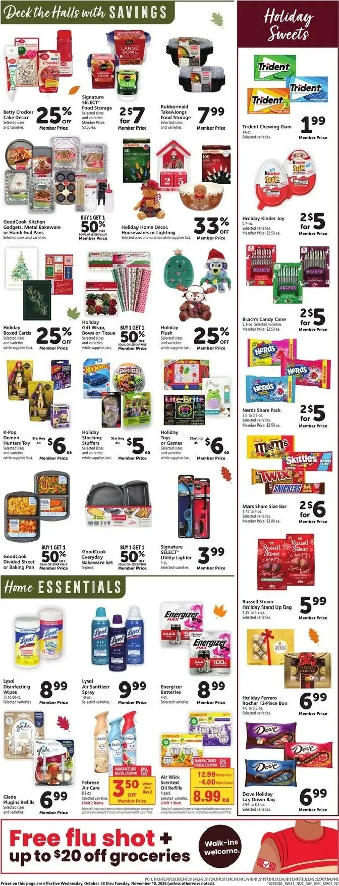 Weekly ad Current Safeway leaflet valid from Wednesday 10/28/2026 to Tuesday 11/03/2026 from October 28 to November 3 2026 - Page 9