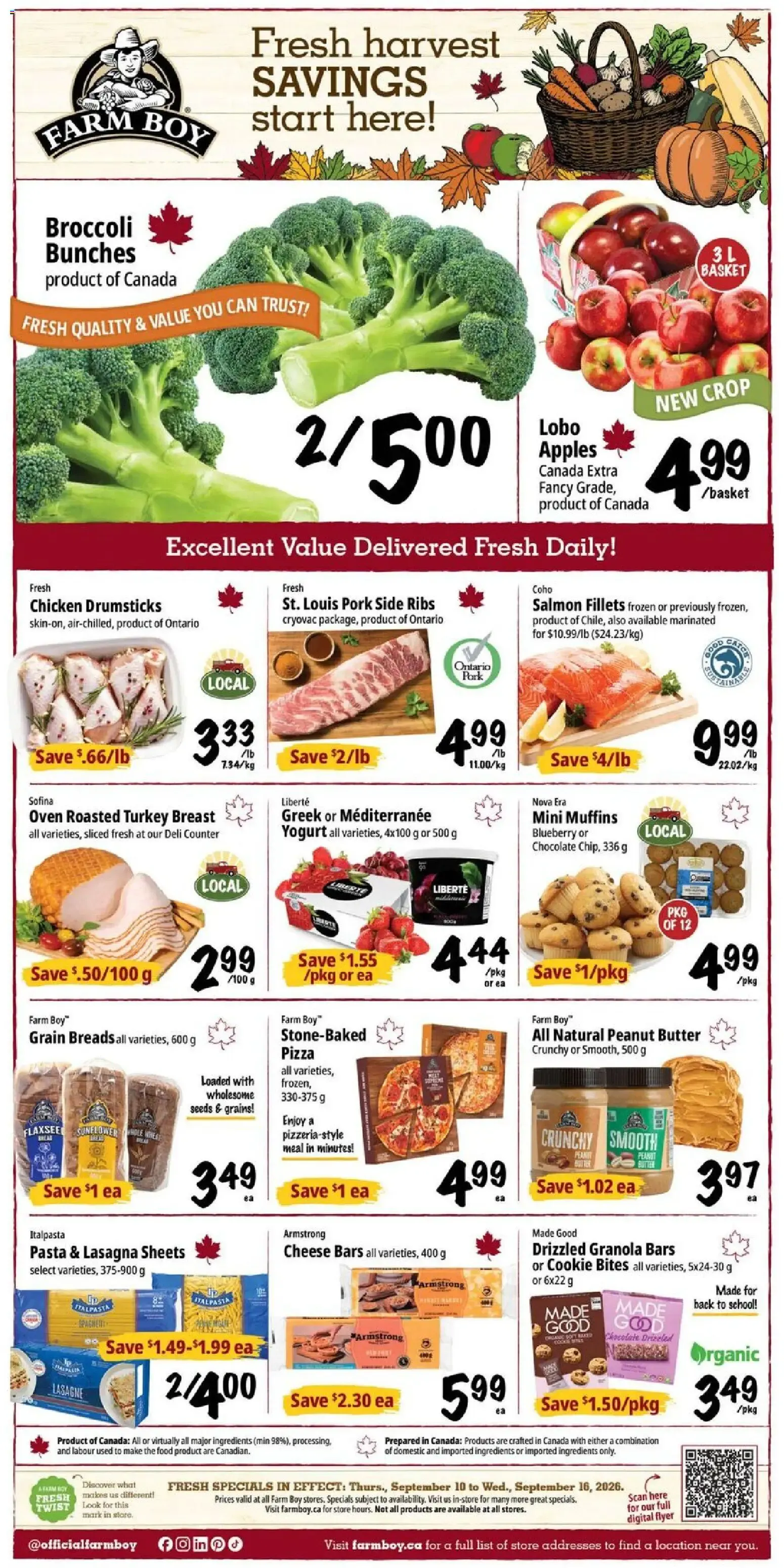 Farm Boy weekly flyer / circulaire from Sep 10, 2026 > weekly specials & deals