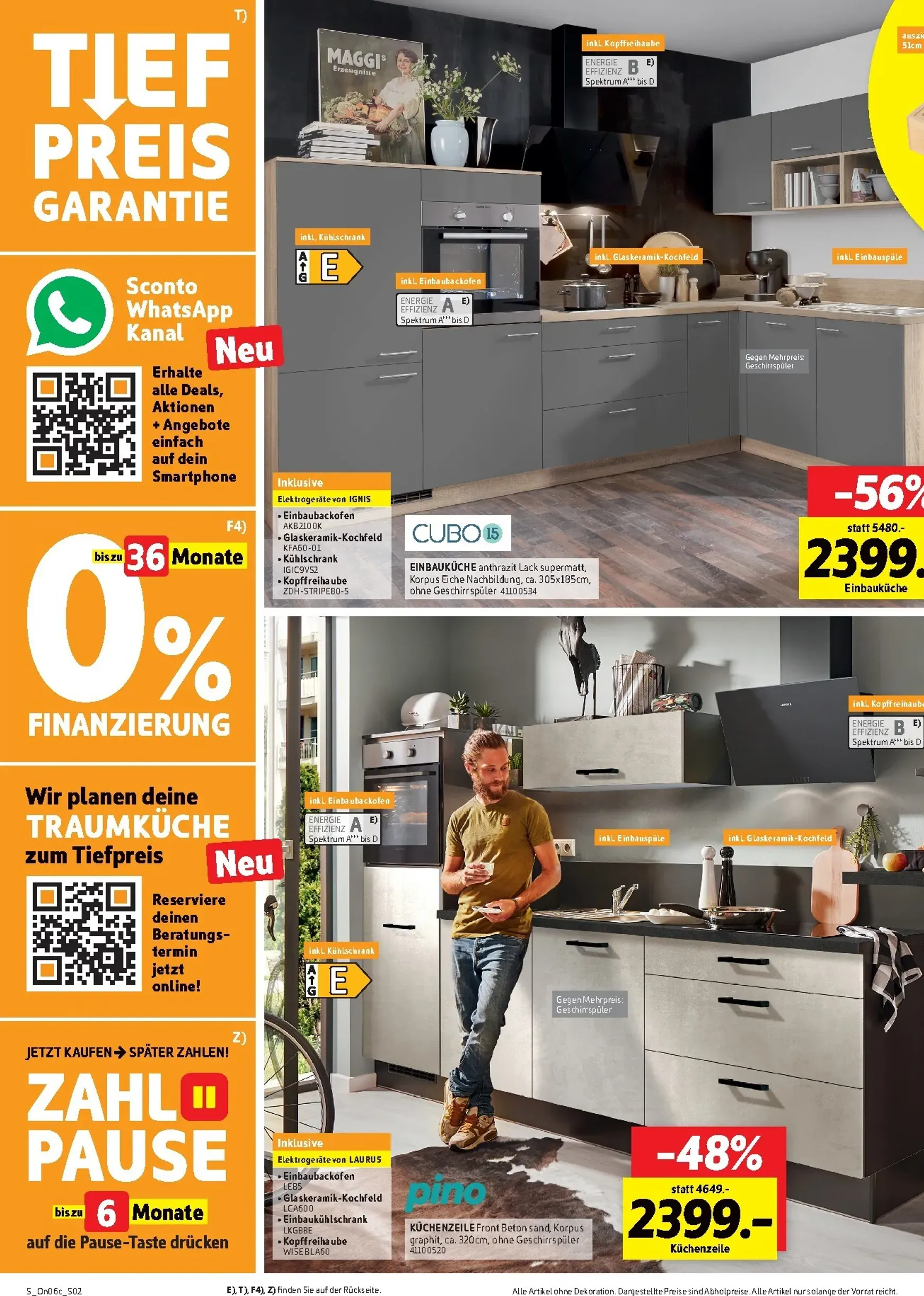 Sconto Möbel Sofort Küchen-Spezial von 10. Juni bis 14. Juli 2026 - Prospekt seite 2