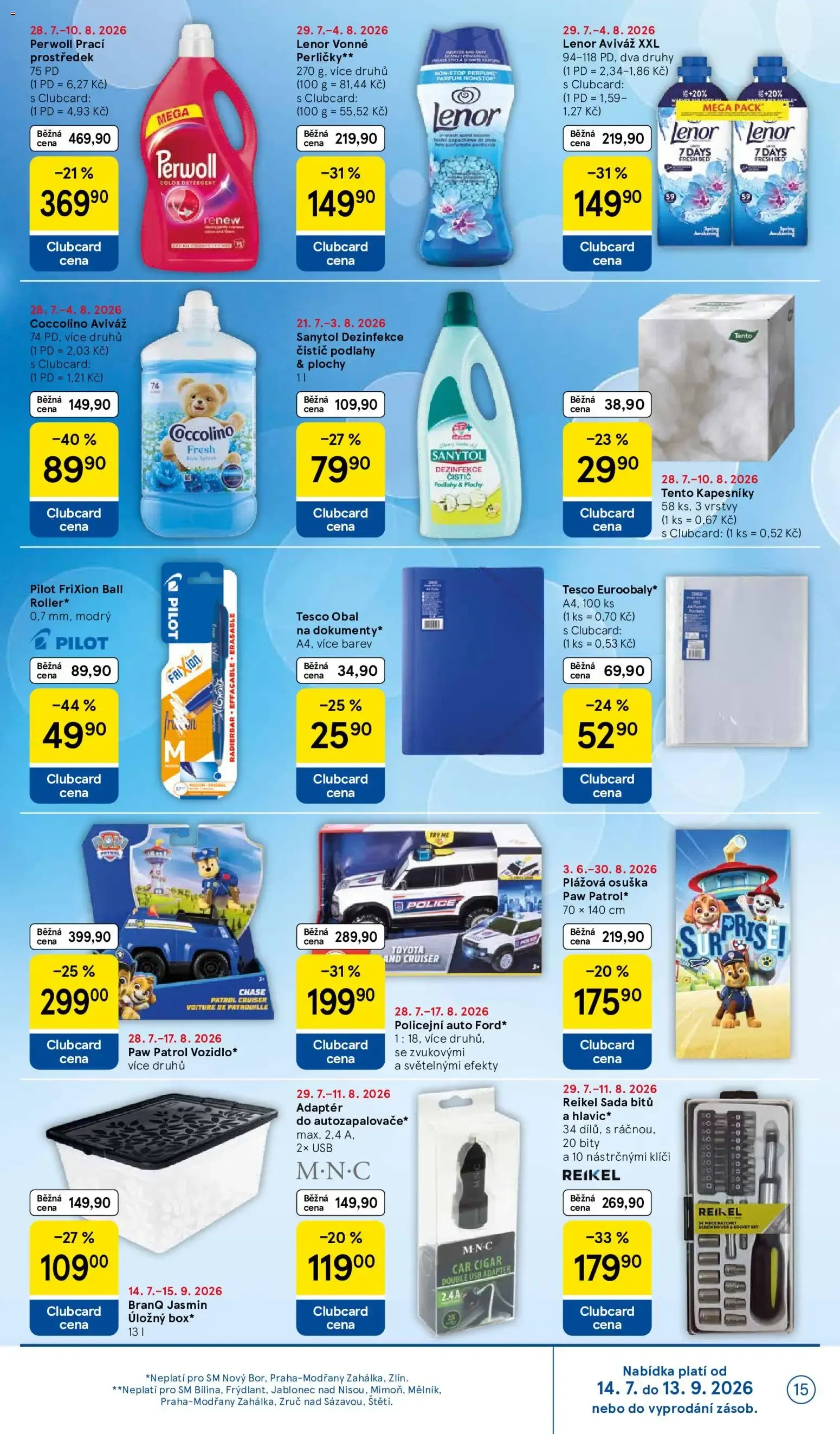 Tesco leták na tento + příští týden 29.07.2026 - 29. července 4. srpna 2026 - Page 15