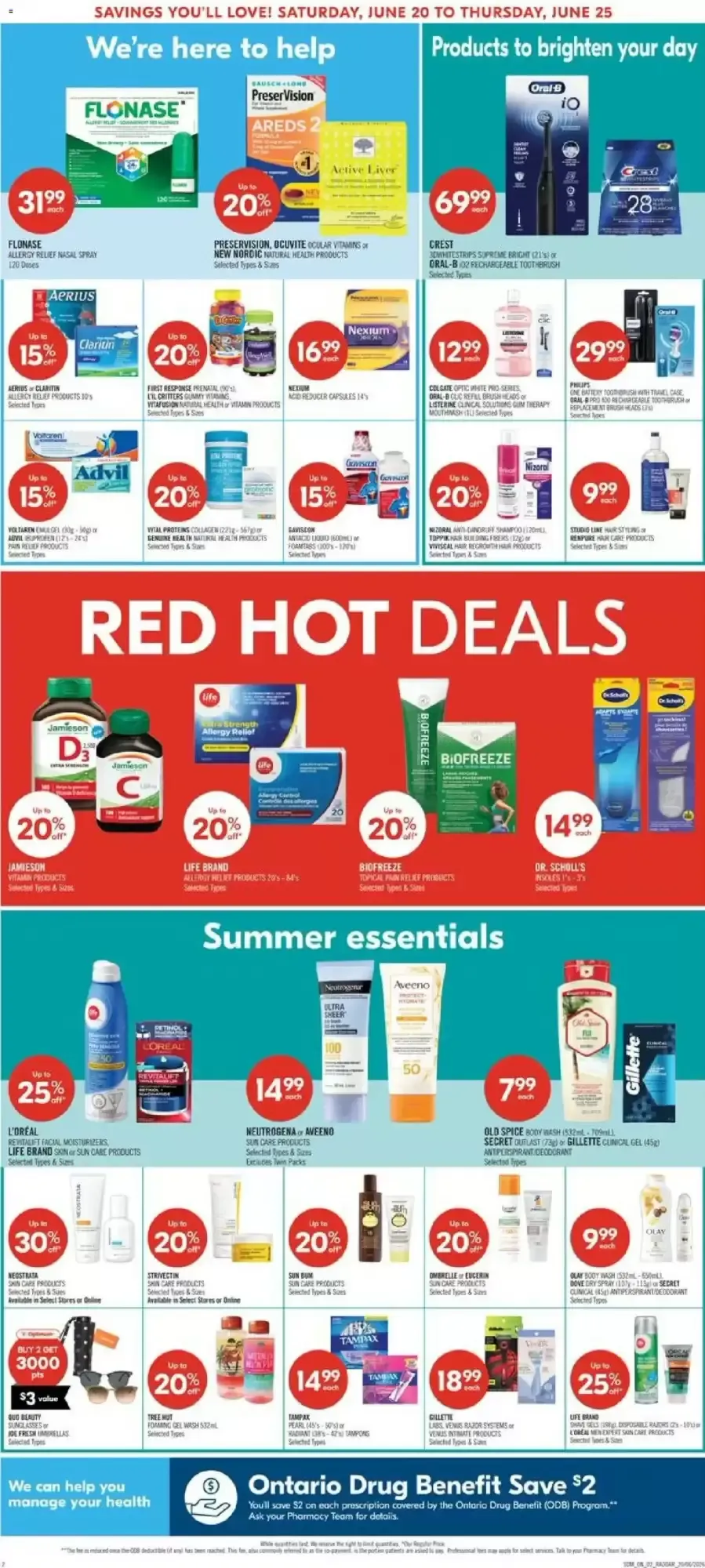 Shoppers Drug Mart flyer week 25 from June 20 to June 25 2026 - flyer page 4