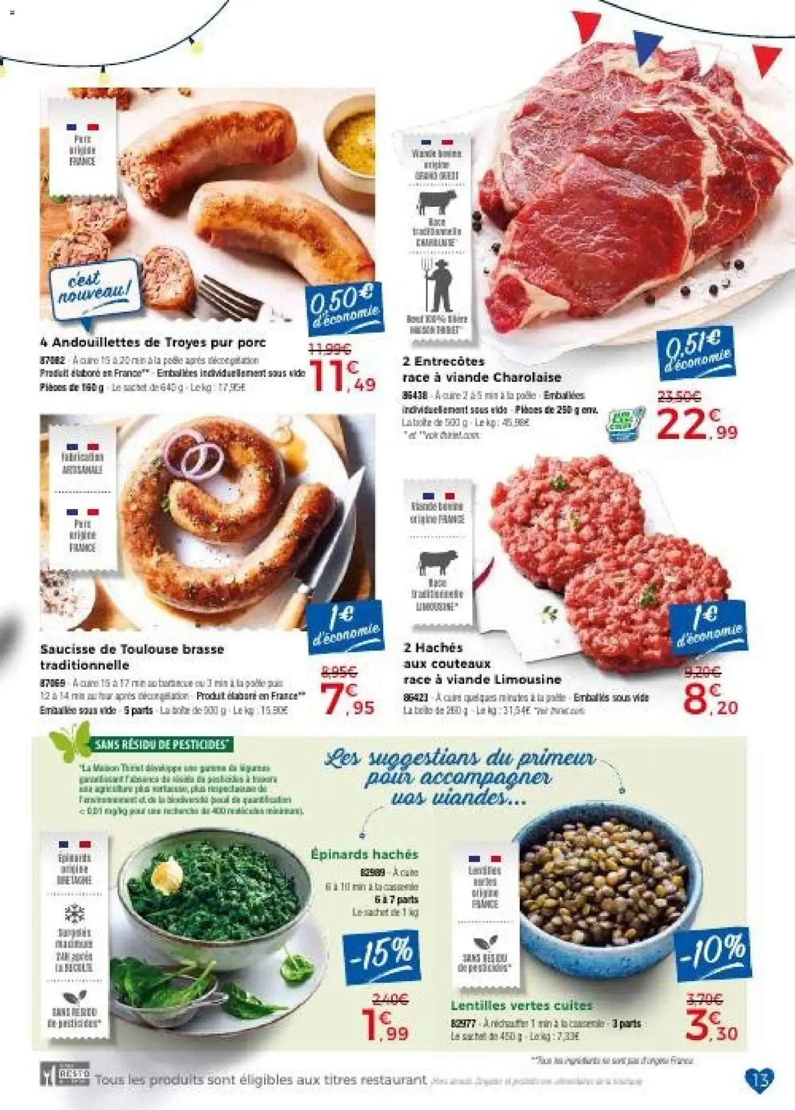 Thiriet: Un été à la Française - Catalogue Bons Plans du 24 juin au 17 juillet 2026 - Catalogue page 13