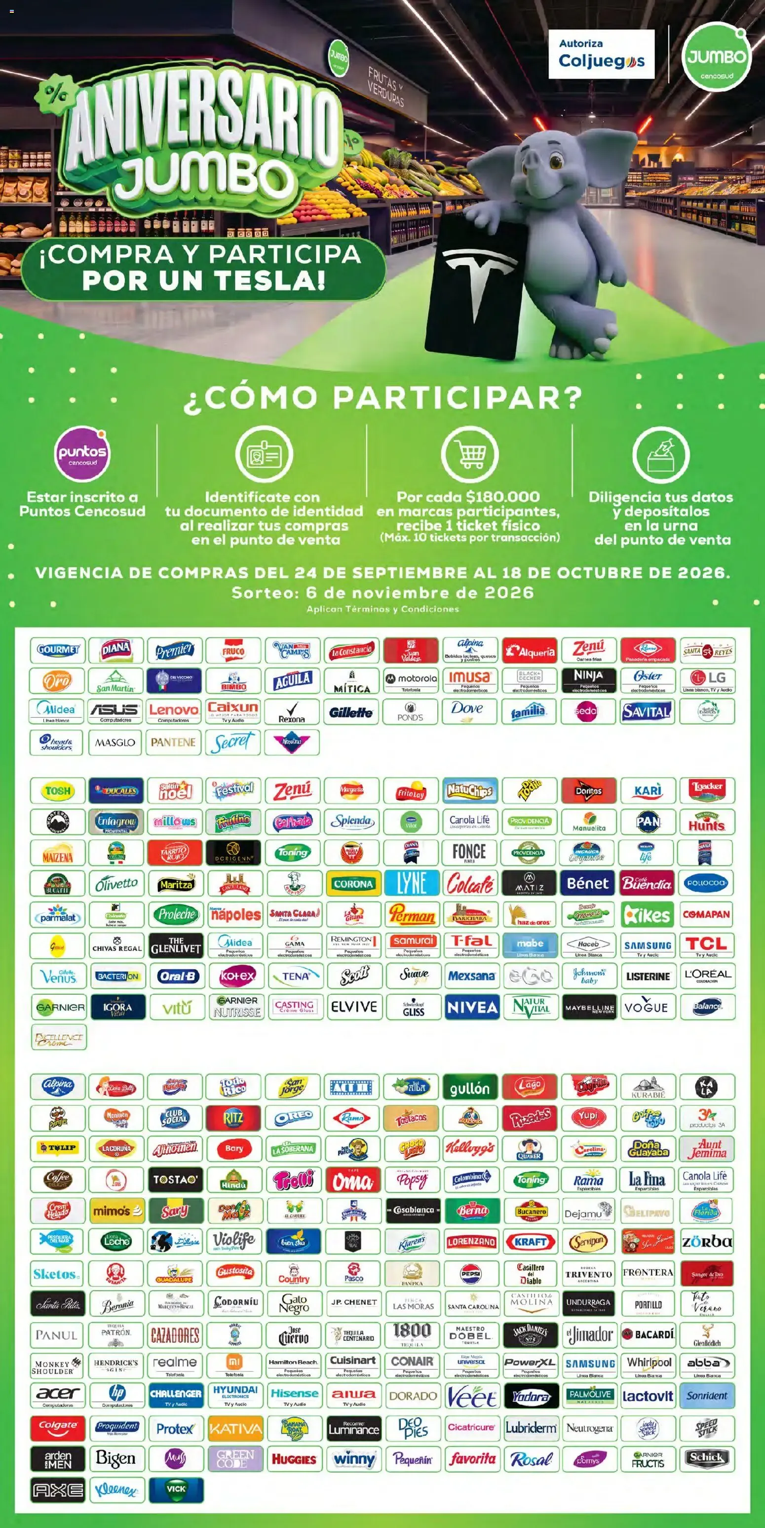 Catalogo de Jumbo catálogo Aniversario desde el 24/09/2026 > Revistas Septiembre 24 de septiembre al 18 de octubre 2026 - Pag 2