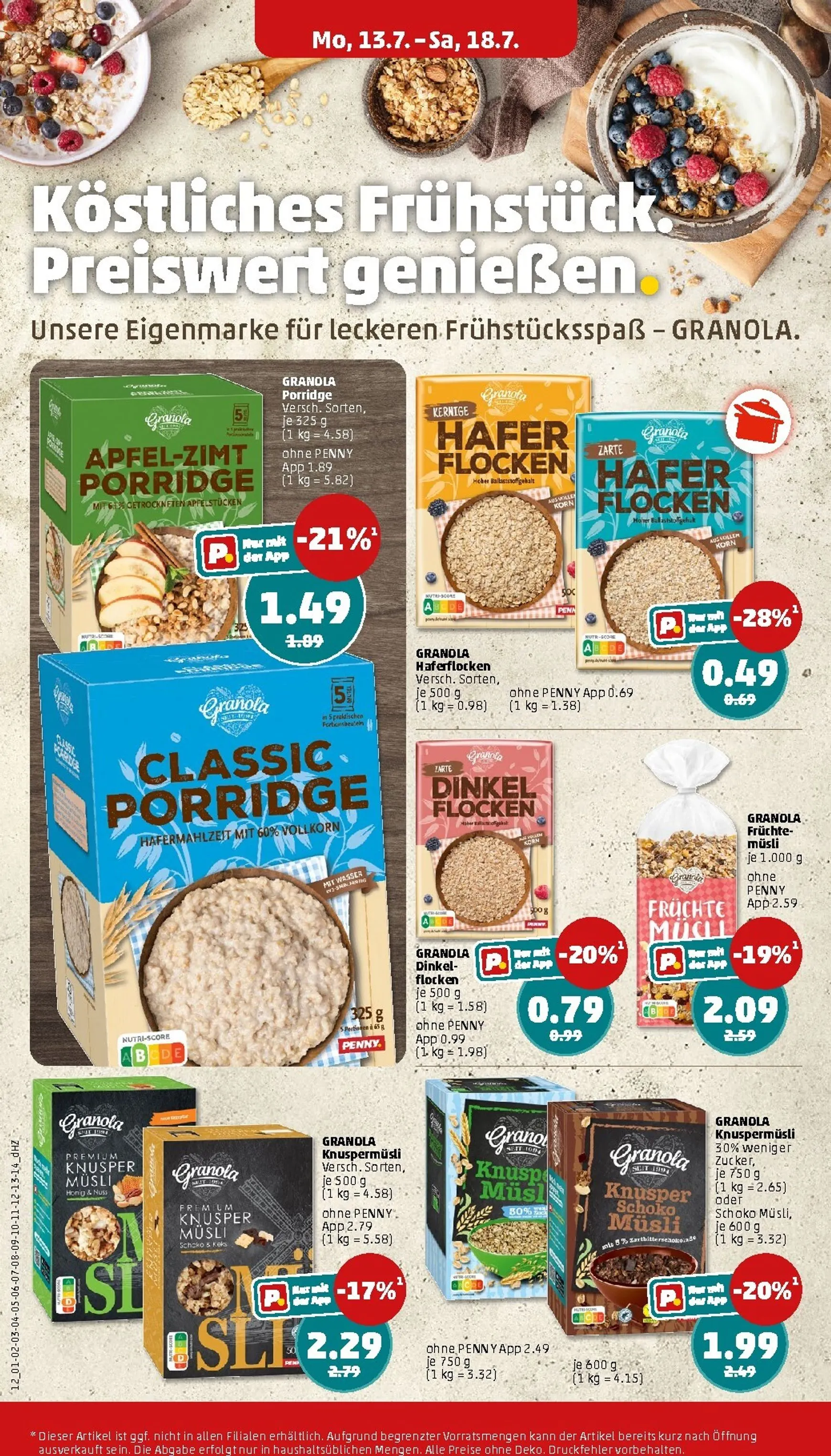 PENNY Prospekt nächste Woche – von Montag 13.07.2026 bis Samstag 18.07.2026 von 13. Juli bis 18. Juli 2026 - Prospekt seite 14