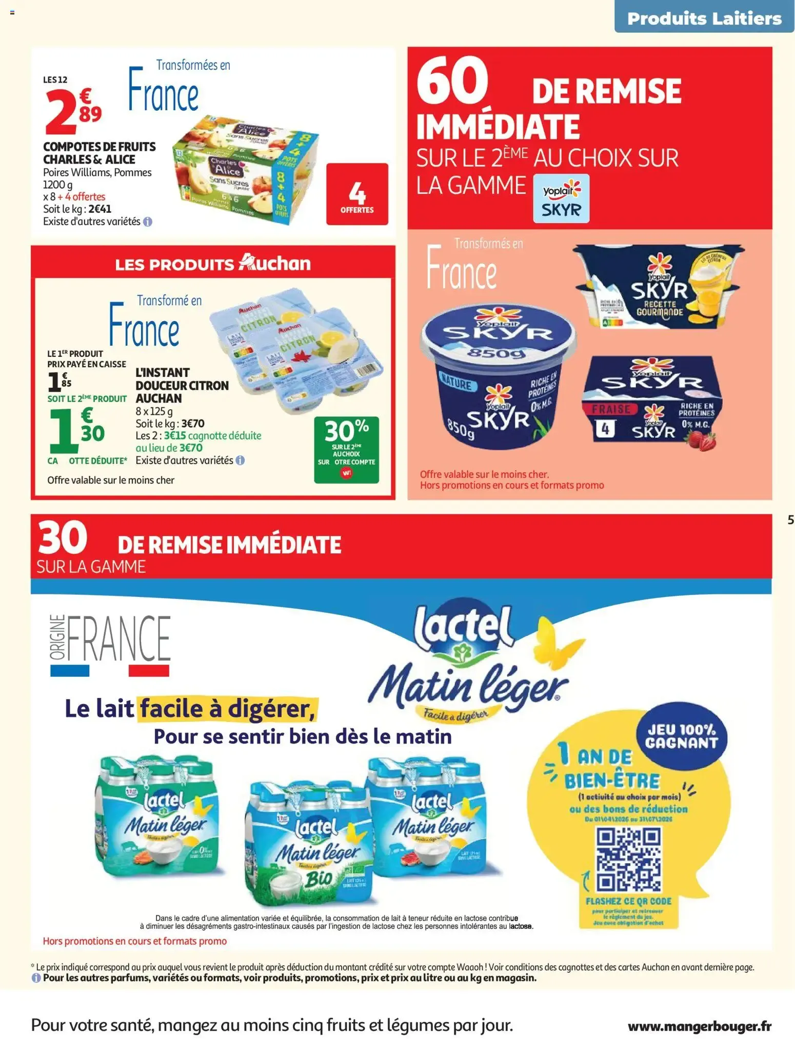 Auchan - Tous dans le match, pros des bons plans du 2 juin au 14 juin 2026 - Catalogue page 5