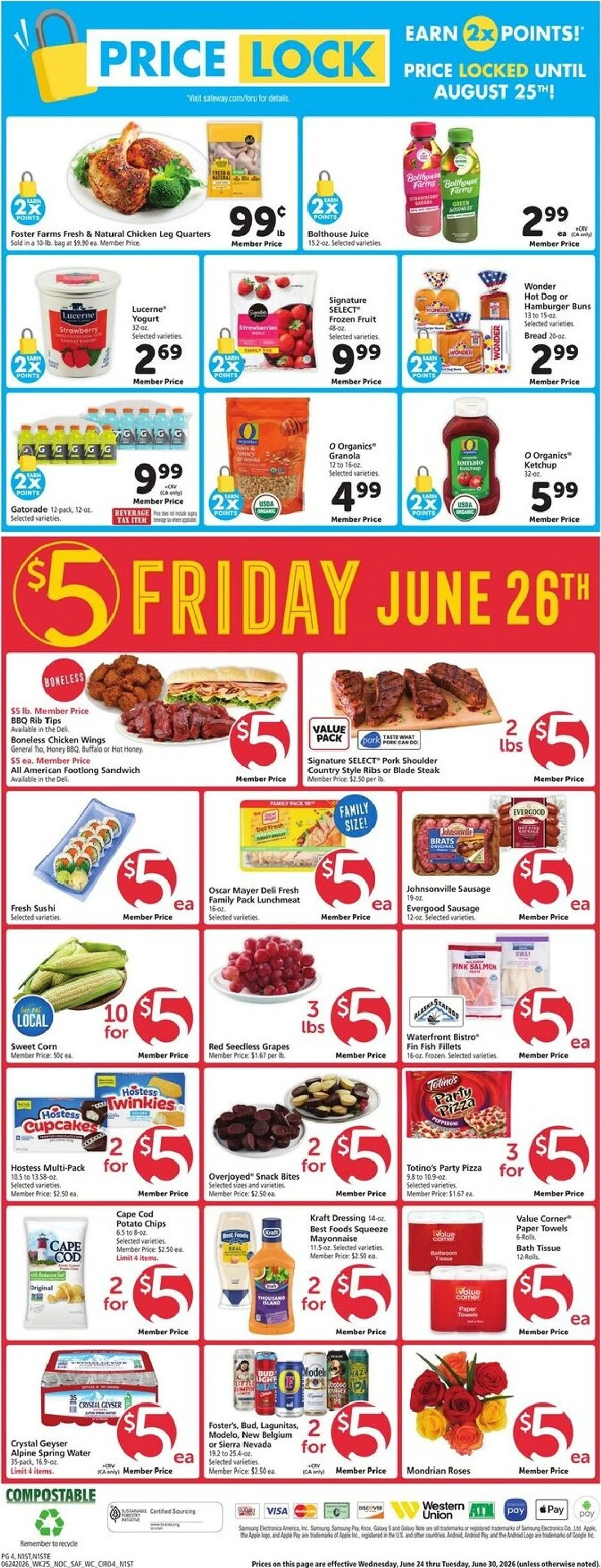 Weekly ad Safeway Star Spangled Savings from June 24 to June 30 2026 - Page 6