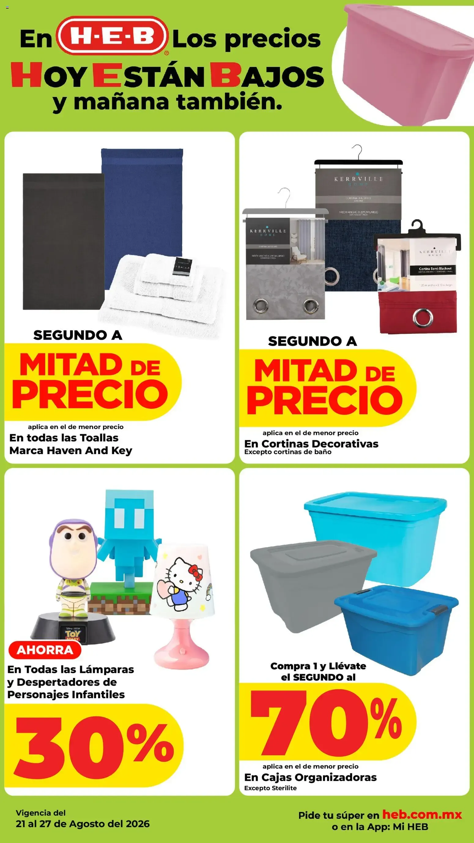 Catálogo de H-E-B folleto Los precios hoy están bajos (21/08/2026 - 27/08/2026) - catálogo en línea 21 de agosto al 27 de agosto 2026 - Pagina 18