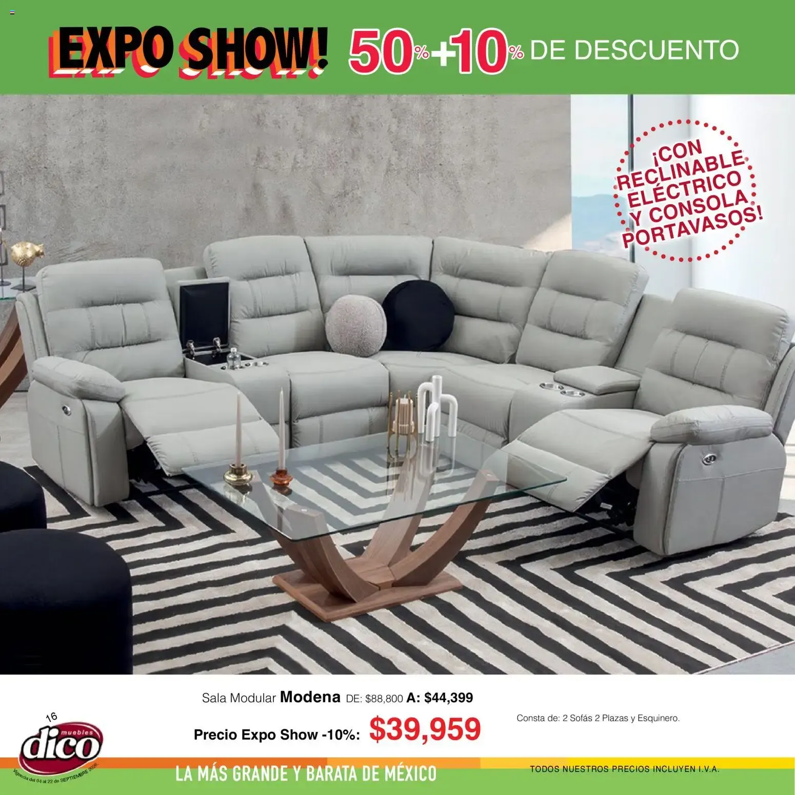 Catálogo de Muebles Dico catálogo Expo Show (04/09/2026 - 22/09/2026) - catálogo en línea 4 de septiembre al 22 de septiembre 2026 - Pagina 16