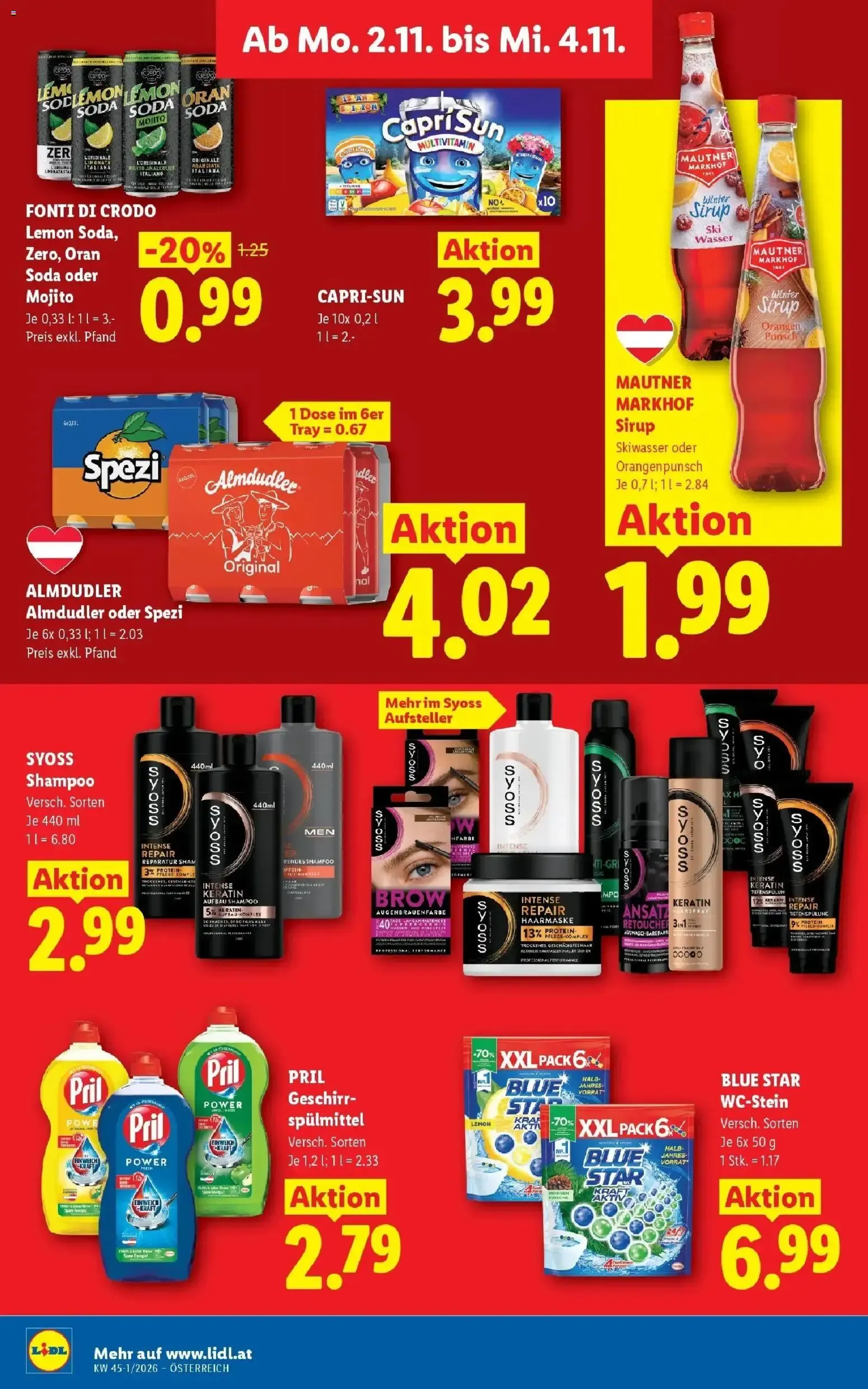 Lidl Flugblatt - Wien ab 25.10.2026 - Angebote ab donnerstag von 29. Oktober bis 31. Oktober 2026 - Flugblätt seite 43