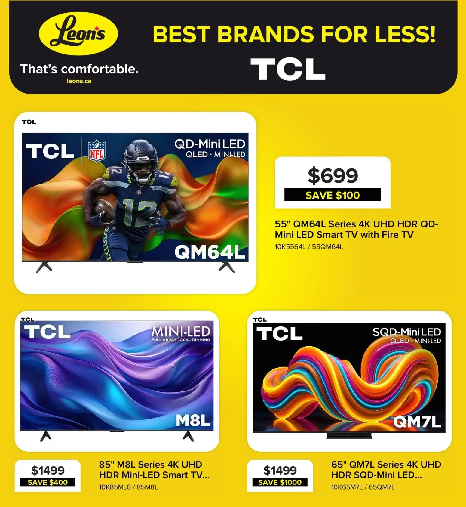 Leon's flyer - BBFL Electronics from Oct 15, 2026 > weekly specials & deals from October 15 to October 21 2026 - flyer page 9
