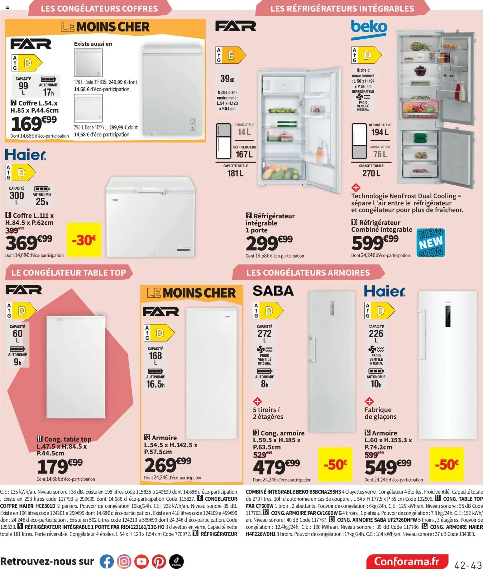 Conforama catalogue à partir du 09/06/2026 - promo en ligne du 9 juin au 6 juillet 2026 - Catalogue page 43