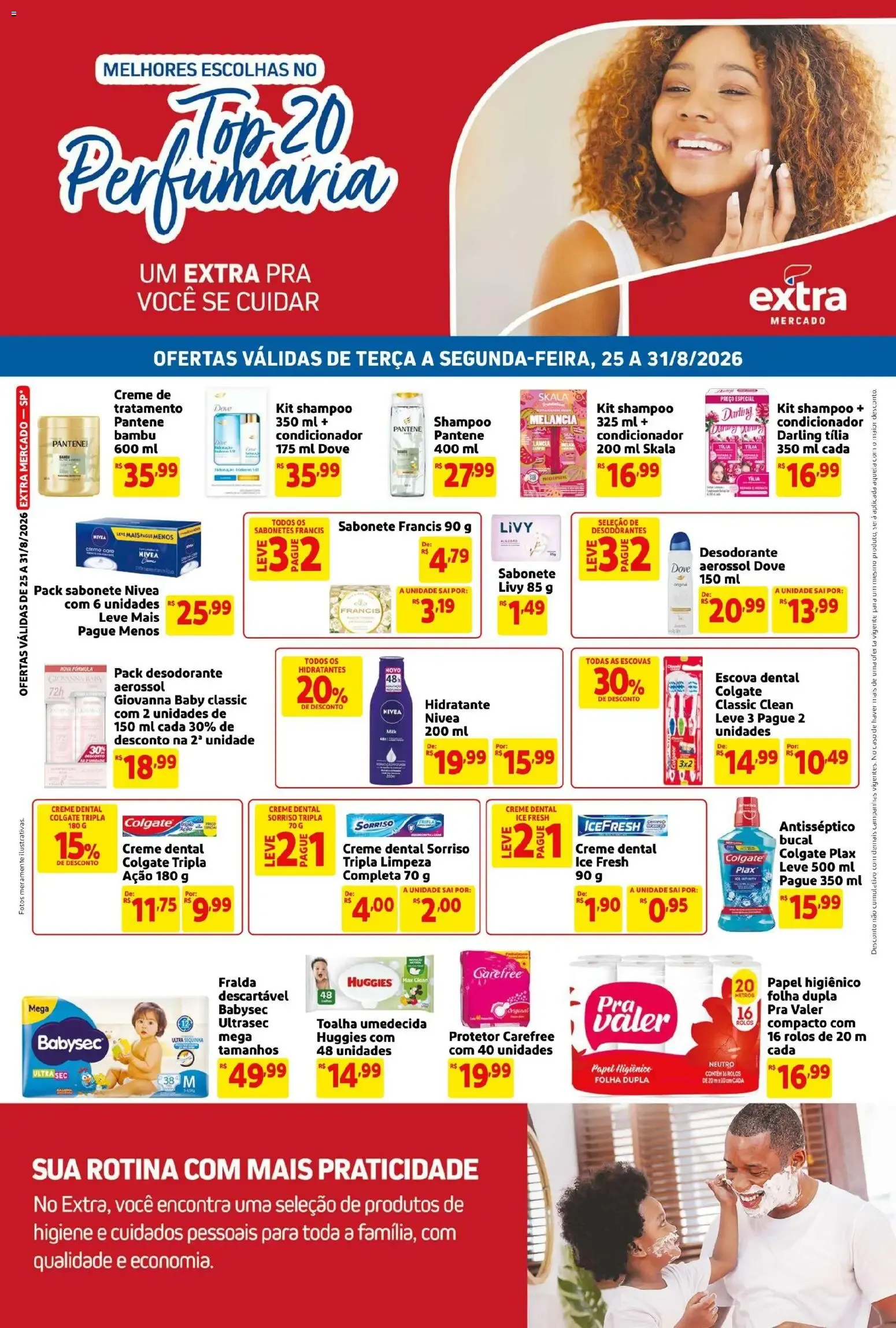 Encarte de Folheto Extra ofertas de Mercado Casa Limpa de 25/08/2026 | Promoção 25 de agosto até 31 de agosto 2026 - Pagina 2