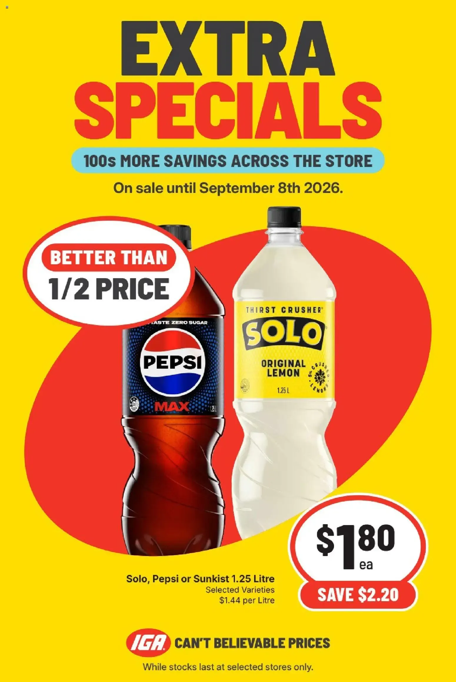 Michael's IGA Fresh Food Market Catalogue - Catalogue valid from 2 September to 8 September 2026 - page 42
