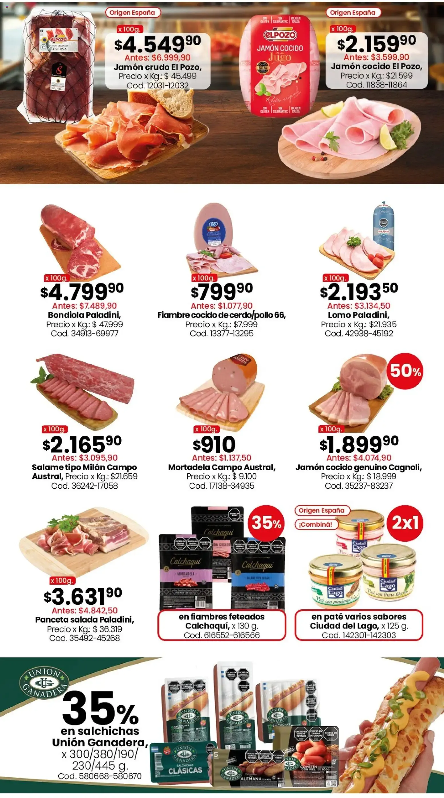 Ofertas de Ofertas Semanales en Carnes, Verduras, Pescadería, Frescos y Elaborados 13 de julio al 19 de julio 2026 - Página 10 del catálogo