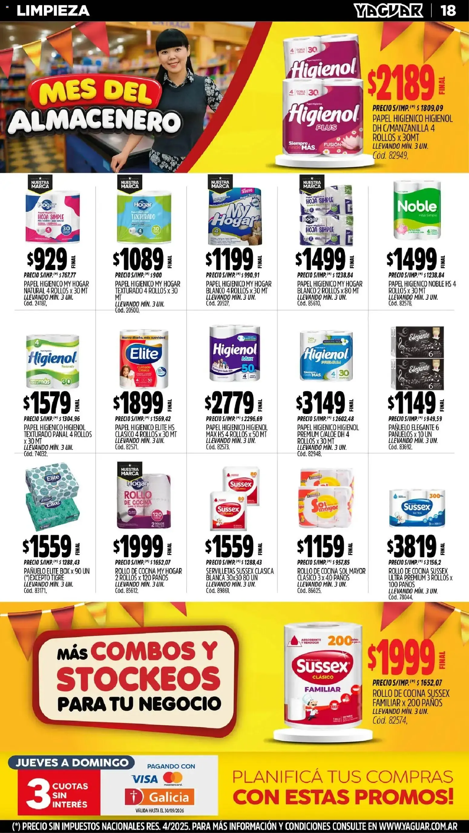 Ofertas de Mayorista Yaguar - Mes del Almacenero 31 de agosto al 6 de septiembre 2026 - Página 18 del catálogo