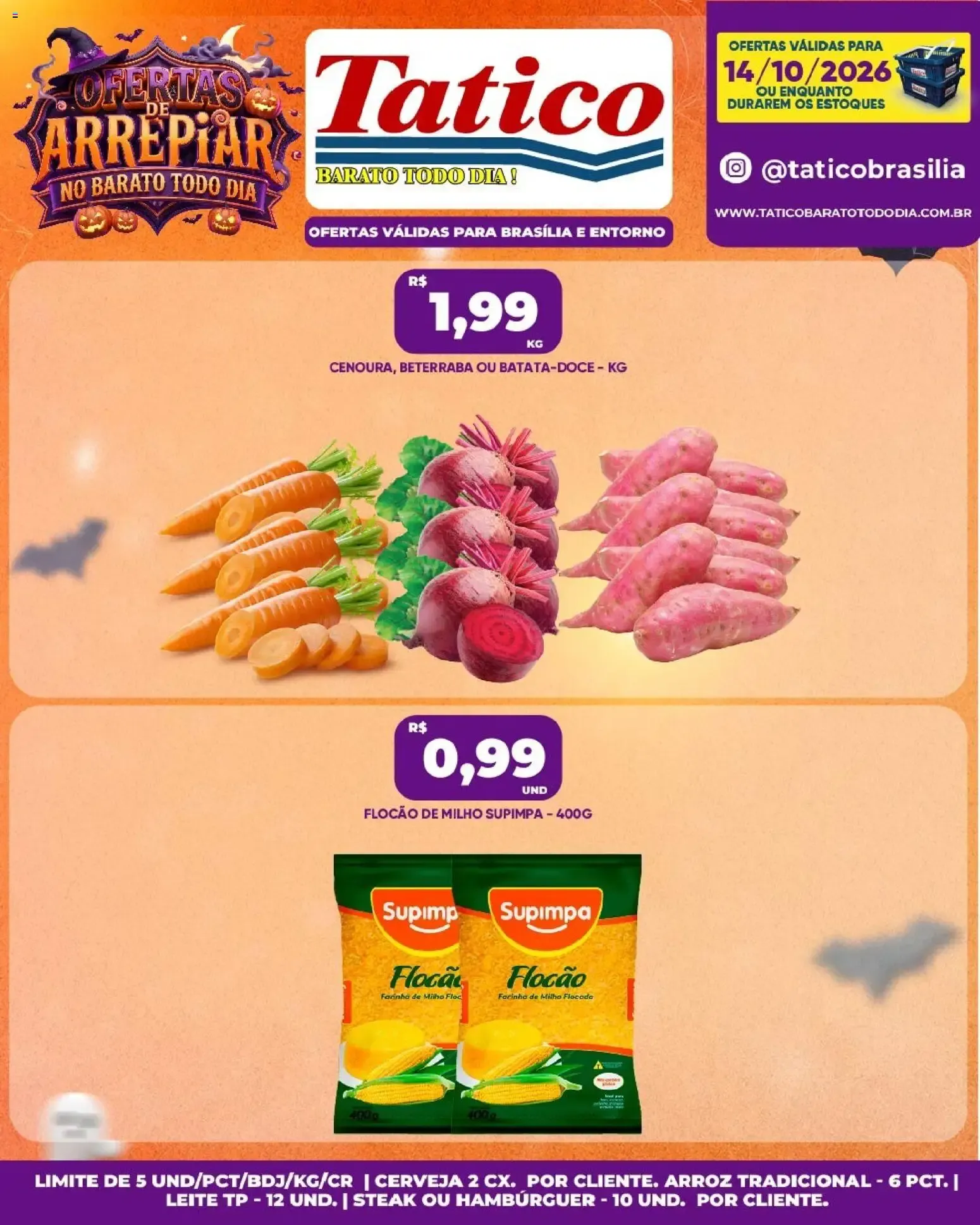 Encarte de Tatico ofertas do Dia de 14/10/2026 | Promoções Online 14 de outubro até 14 de outubro 2026 - Pagina 1