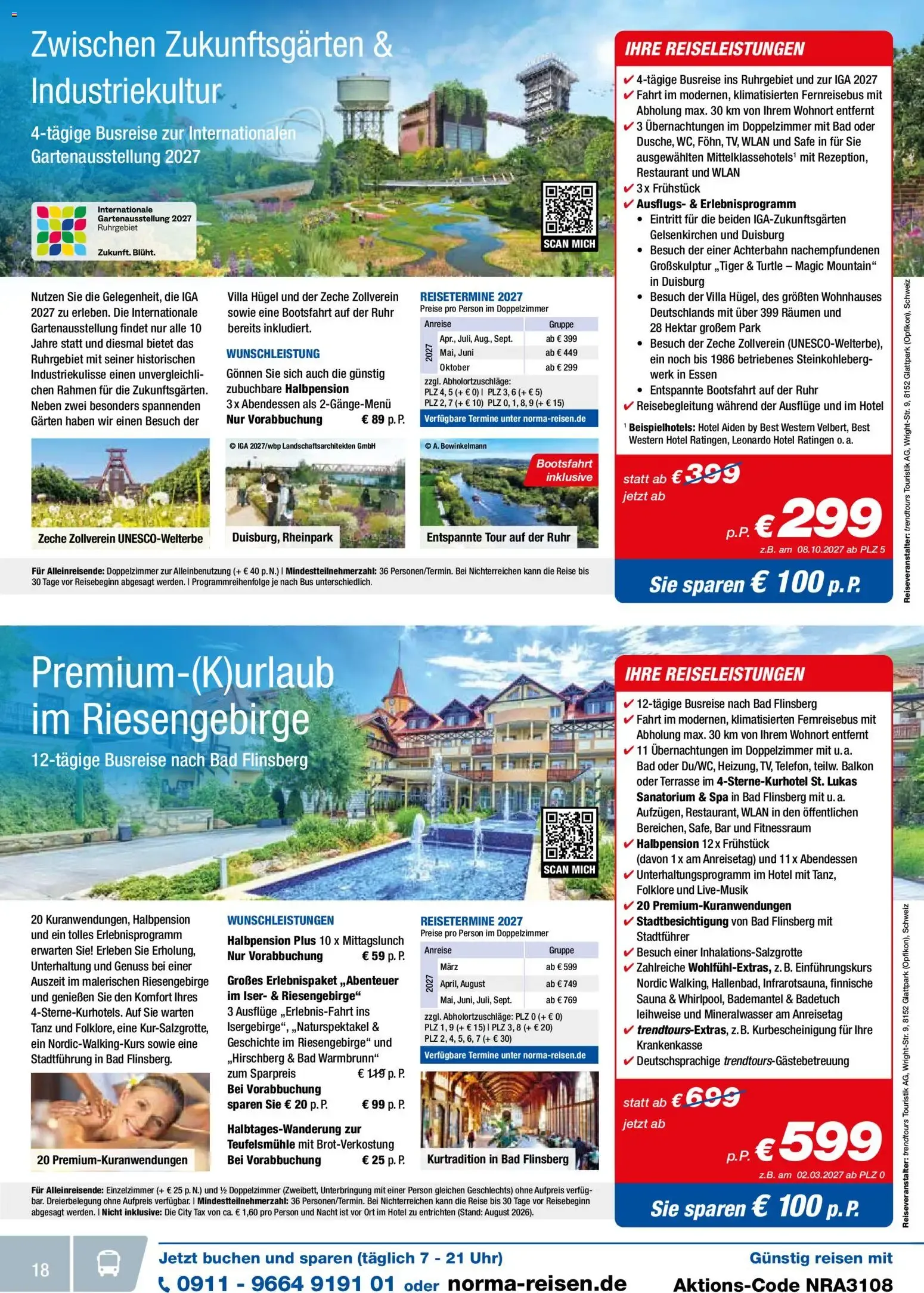 Norma Reisen (ab 01.08.2026) zum blättern » Angebote von 1. August bis 31. August 2026 - Prospekt seite 18