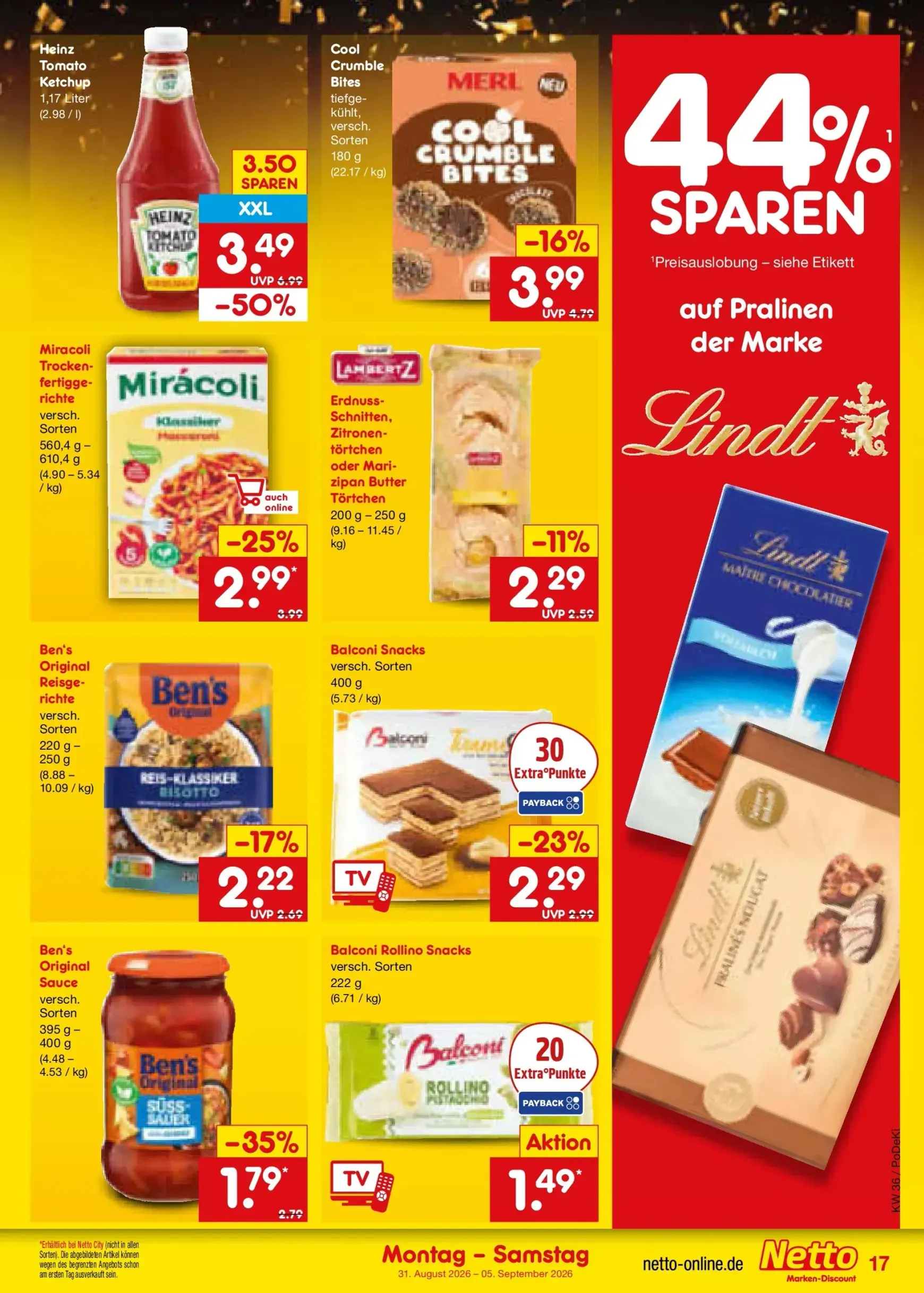 Netto Marken Discount Prospekt – von Montag 31.08.2026 bis Samstag 05.09.2026 von 31. August bis 5. September 2026 - Prospekt seite 24