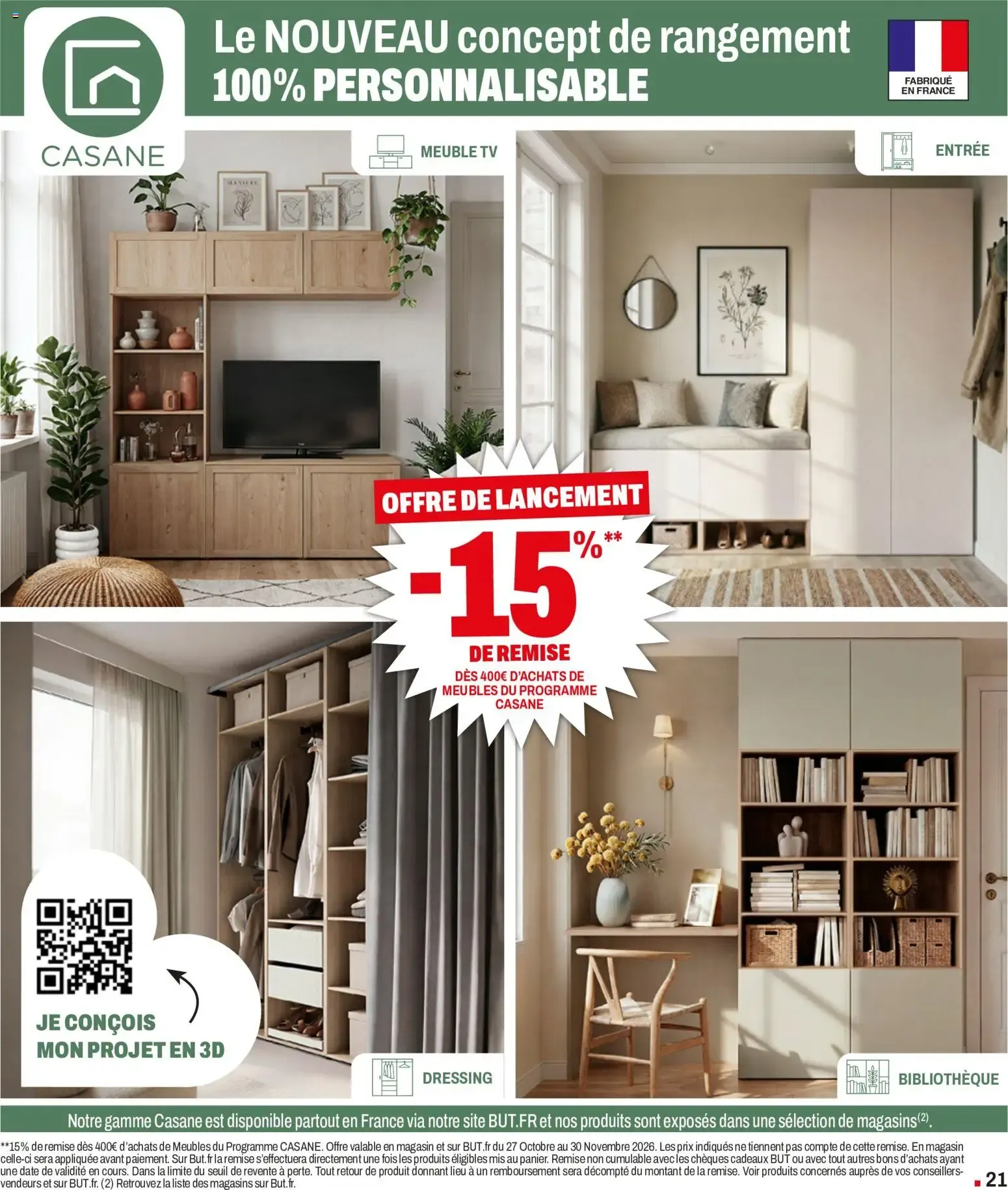 BUT Black November du 27 octobre au 4 janvier 2027 - Catalogue page 21