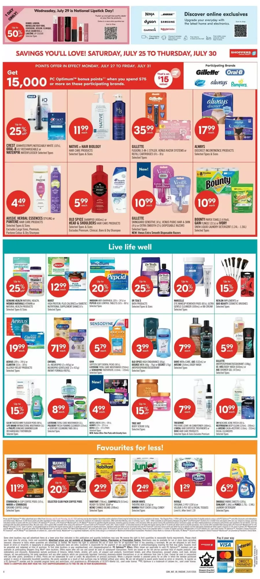 Shoppers Drug Mart flyer week 30 from July 25 to July 30 2026 - flyer page 4
