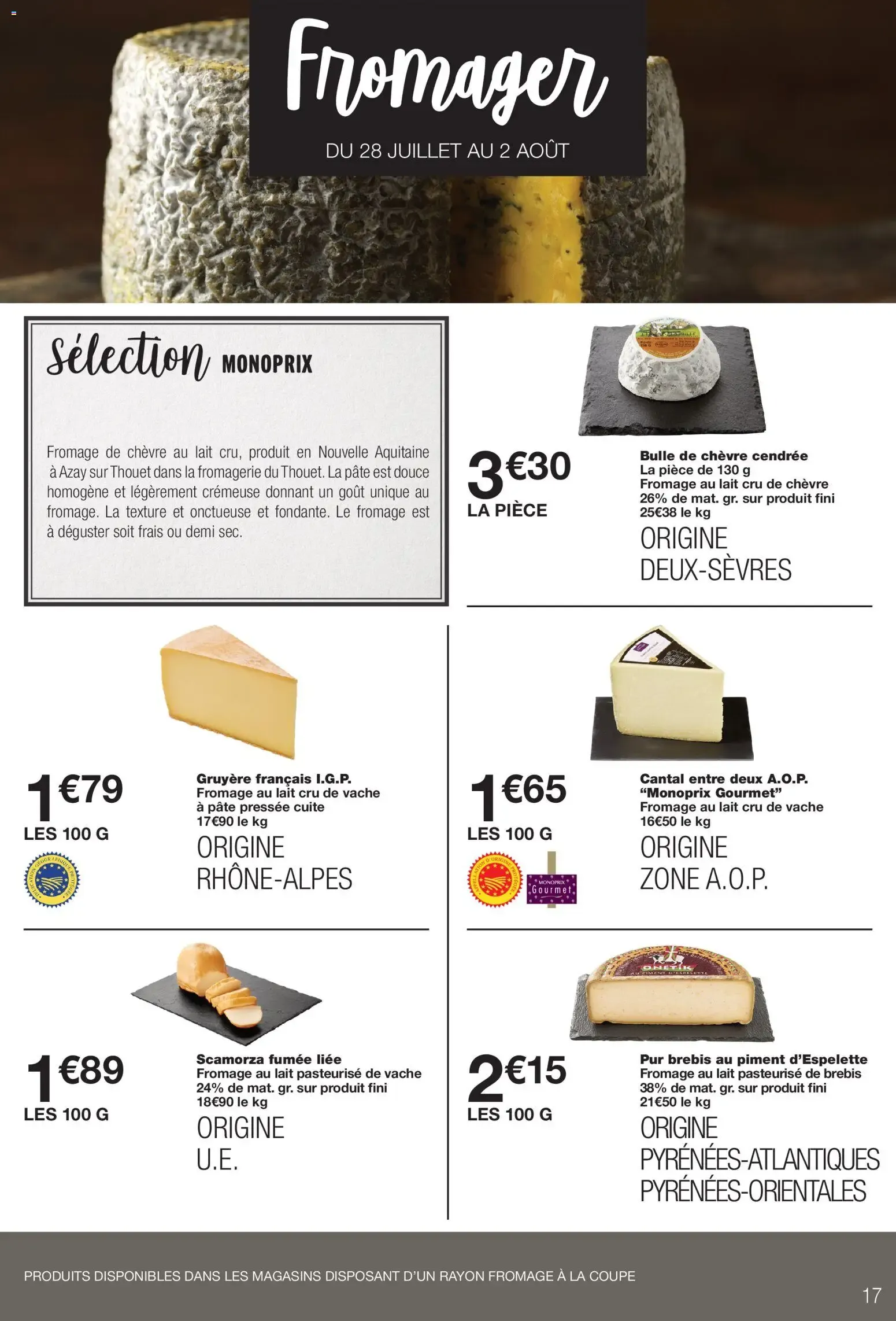 Monoprix catalogue à partir du 28/07/2026 - promo en ligne du 28 juillet au 9 août 2026 - Catalogue page 17