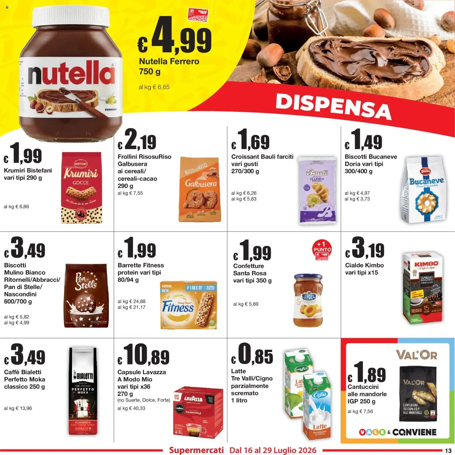 Sì con Te volantino dal 16/07/2026 - online Offerte da 16 luglio a 29 luglio di 2026 - Pagina del volantino 13