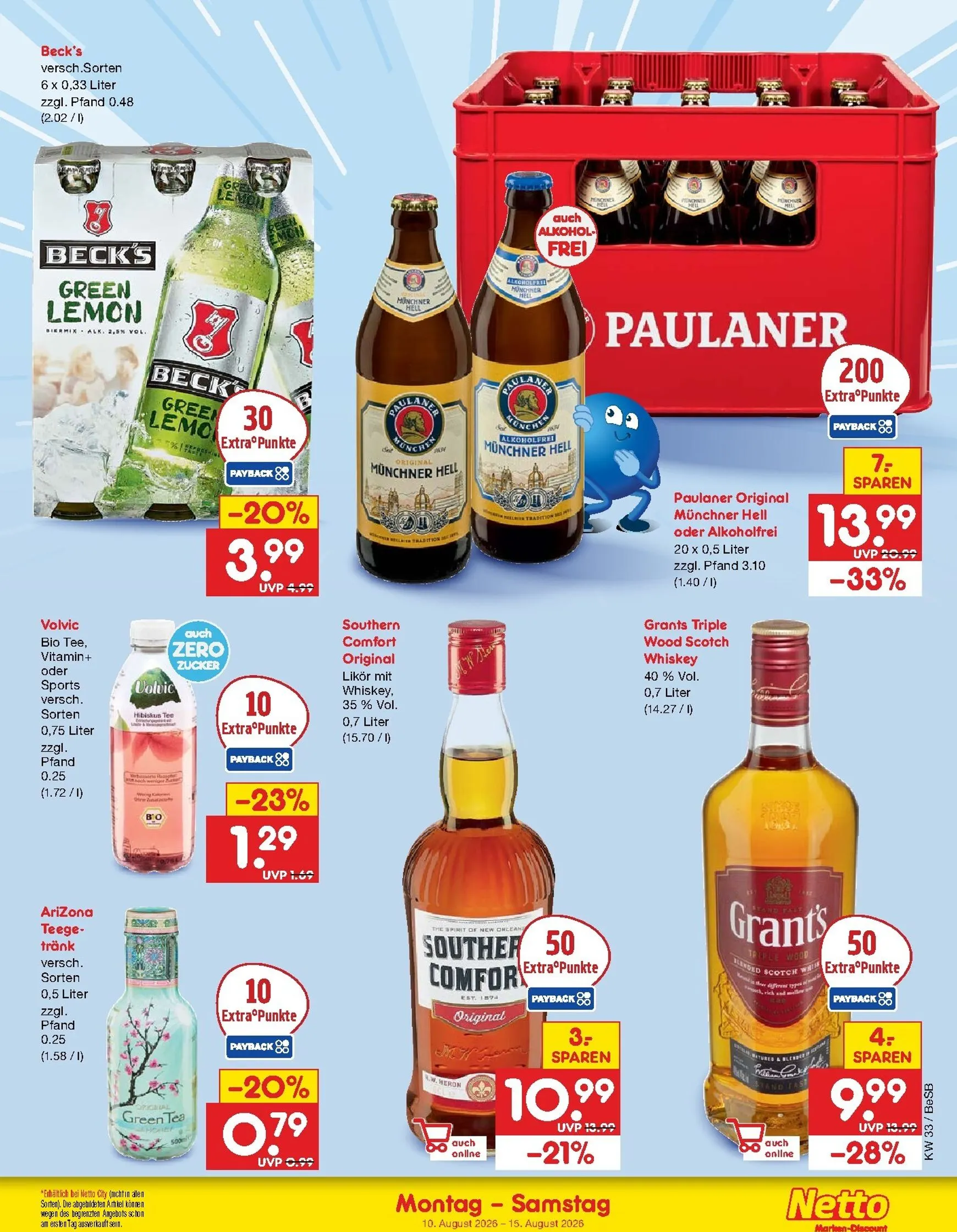 Netto Marken Discount Prospekt nächste Woche – von Montag 10.08.2026 bis Samstag 15.08.2026 von 10. August bis 15. August 2026 - Prospekt seite 32