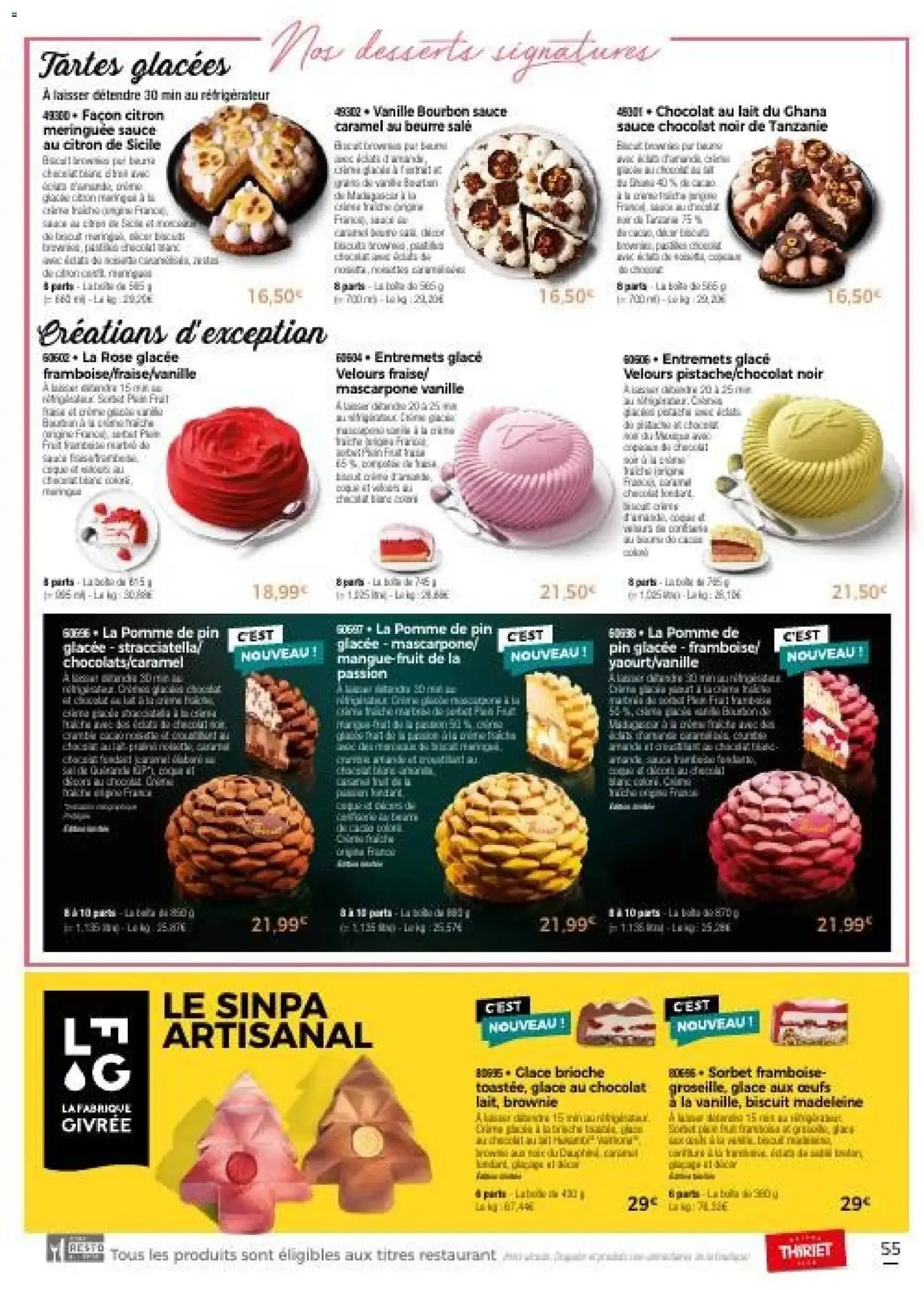 Thiriet - Catalogue automne à partir du 30/09/2026 - promo en ligne du 30 septembre au 31 décembre 2026 - Catalogue page 55