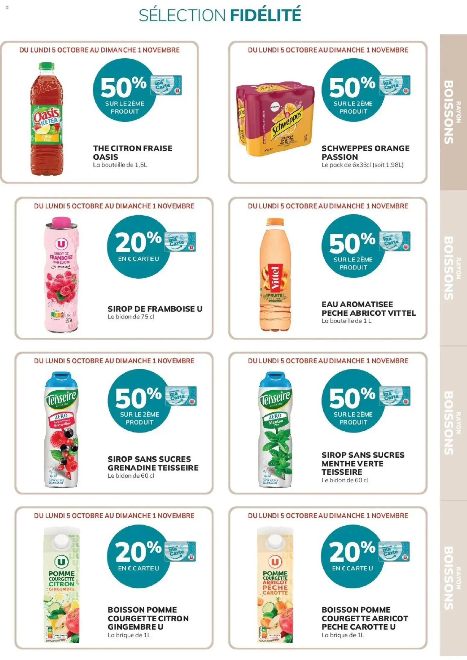 20% reversés sur votre Carte U du 5 octobre au 1 novembre 2026 - Catalogue page 17
