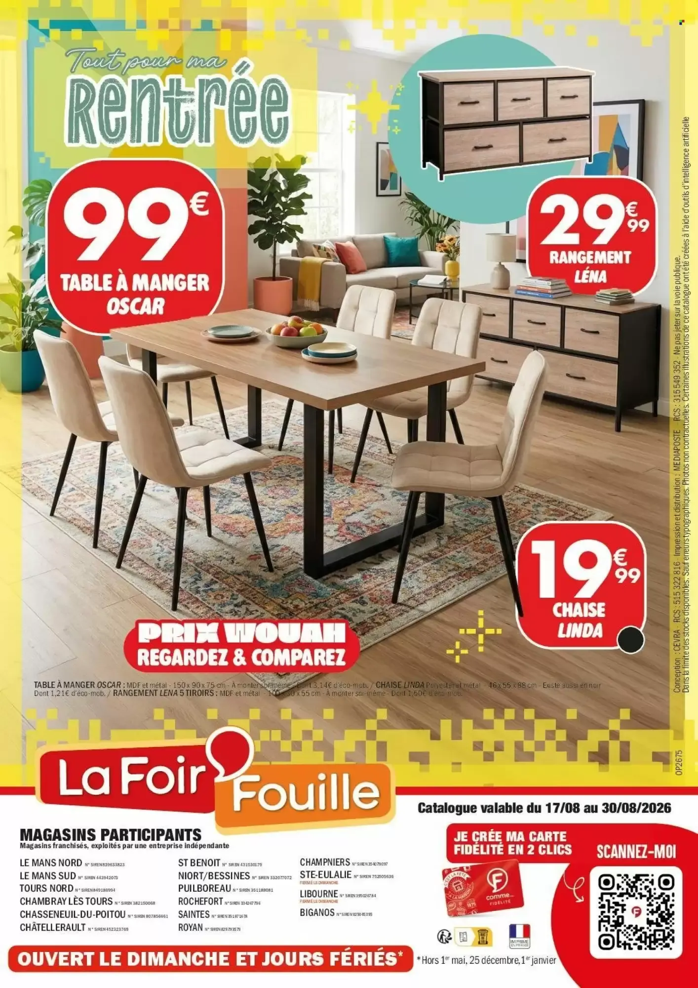 La Foir'Fouille - Tout pour ma Rentrée du 17 août au 30 août 2026 - Catalogue page 16