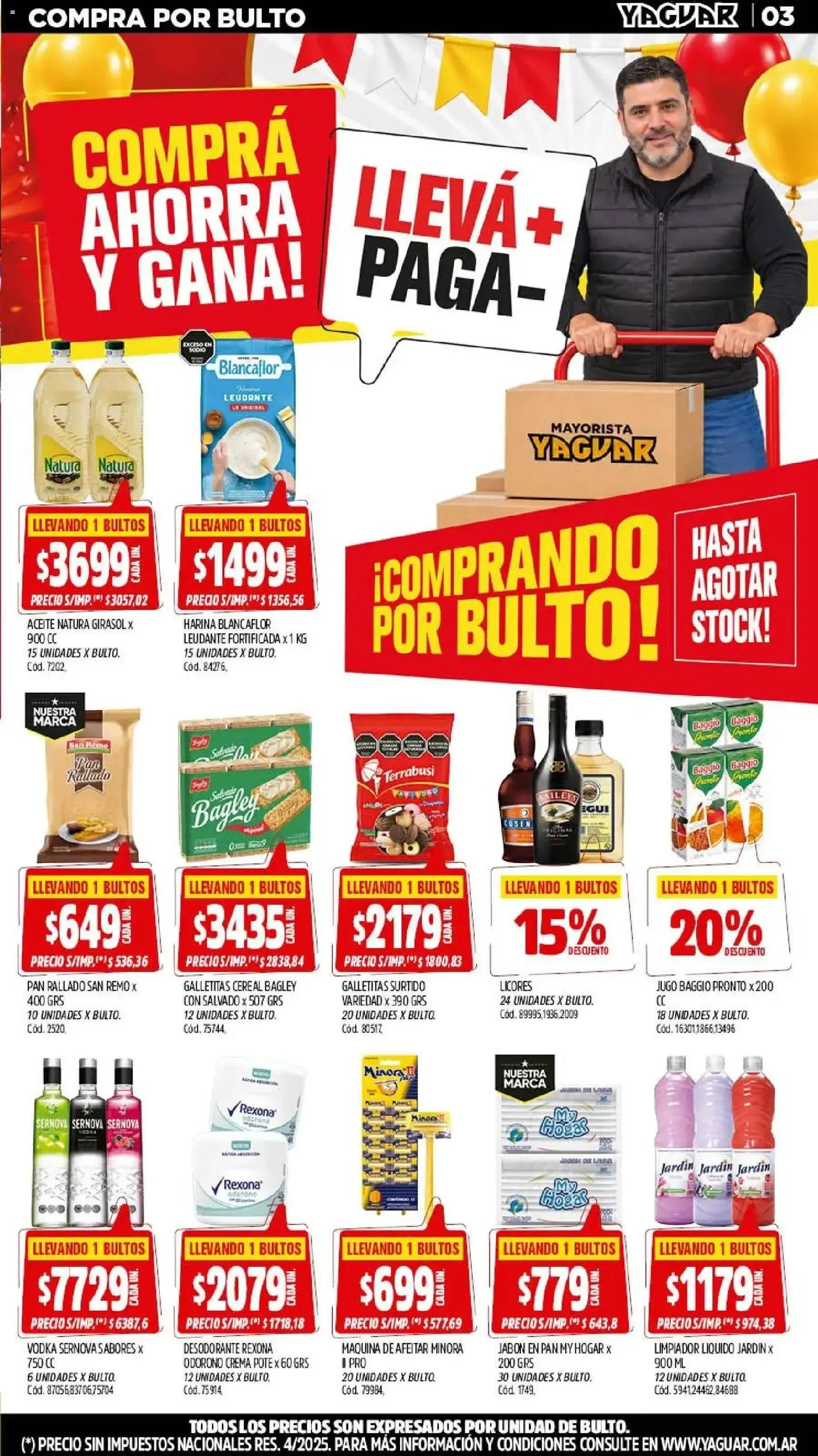 Ofertas de Mayorista Yaguar - El Cumple del Año 38 - Ofertas para Chaco 5 de octubre al 10 de octubre 2026 - Página 2 del catálogo