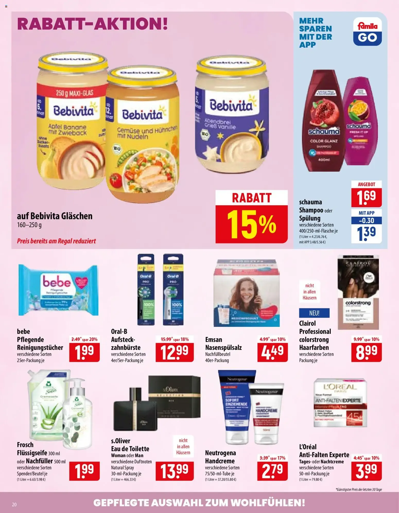 Famila Prospekt (ab 05.10.2026) zum Blättern von 5. Oktober bis 10. Oktober 2026 - Prospekt seite 20