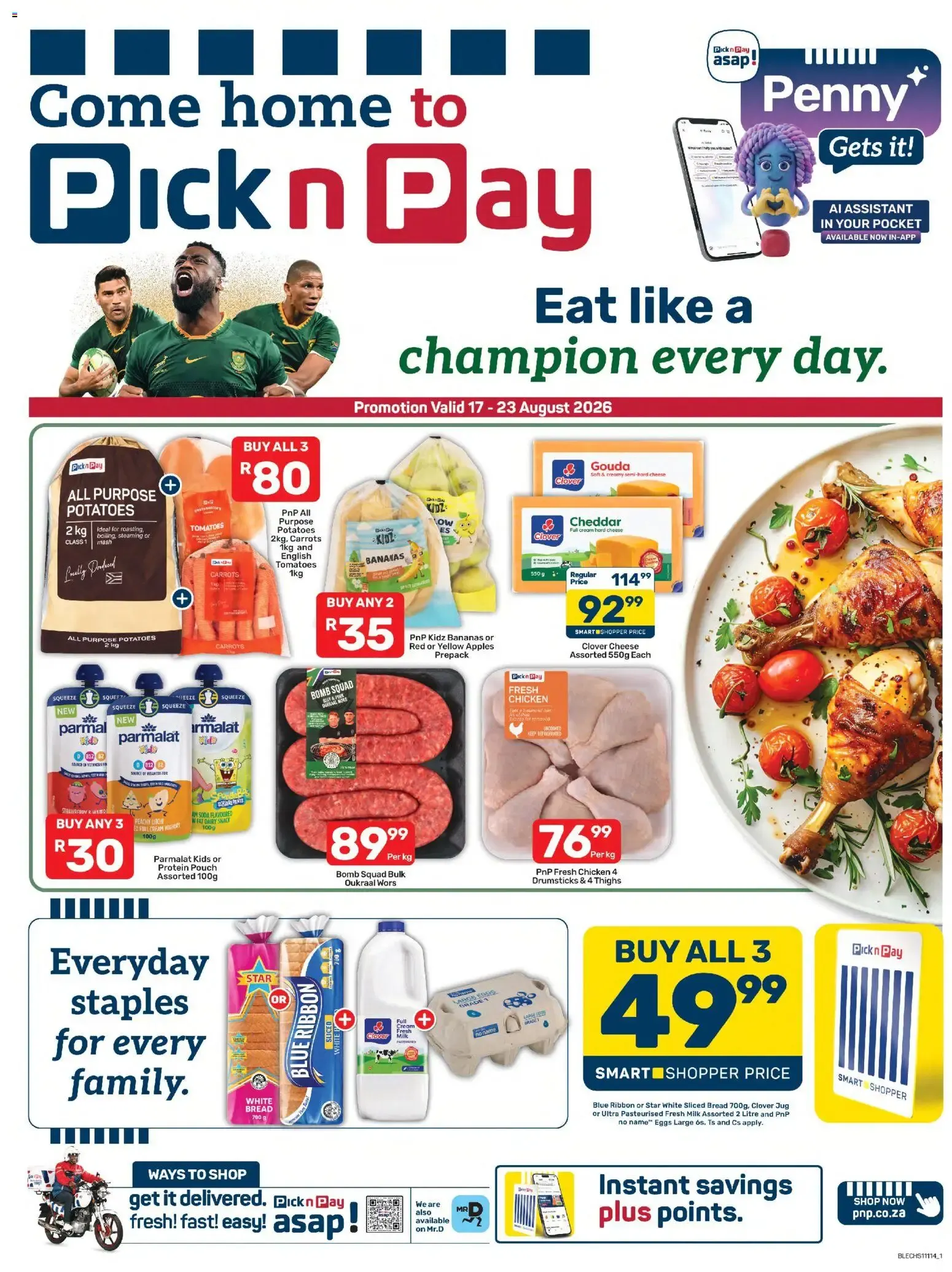 Pick n Pay Eastern Cape - Weekly Specials (17/08/2026 - 23/08/2026) Online from 17 August to 23 August 2026 - Catalogue Page 1