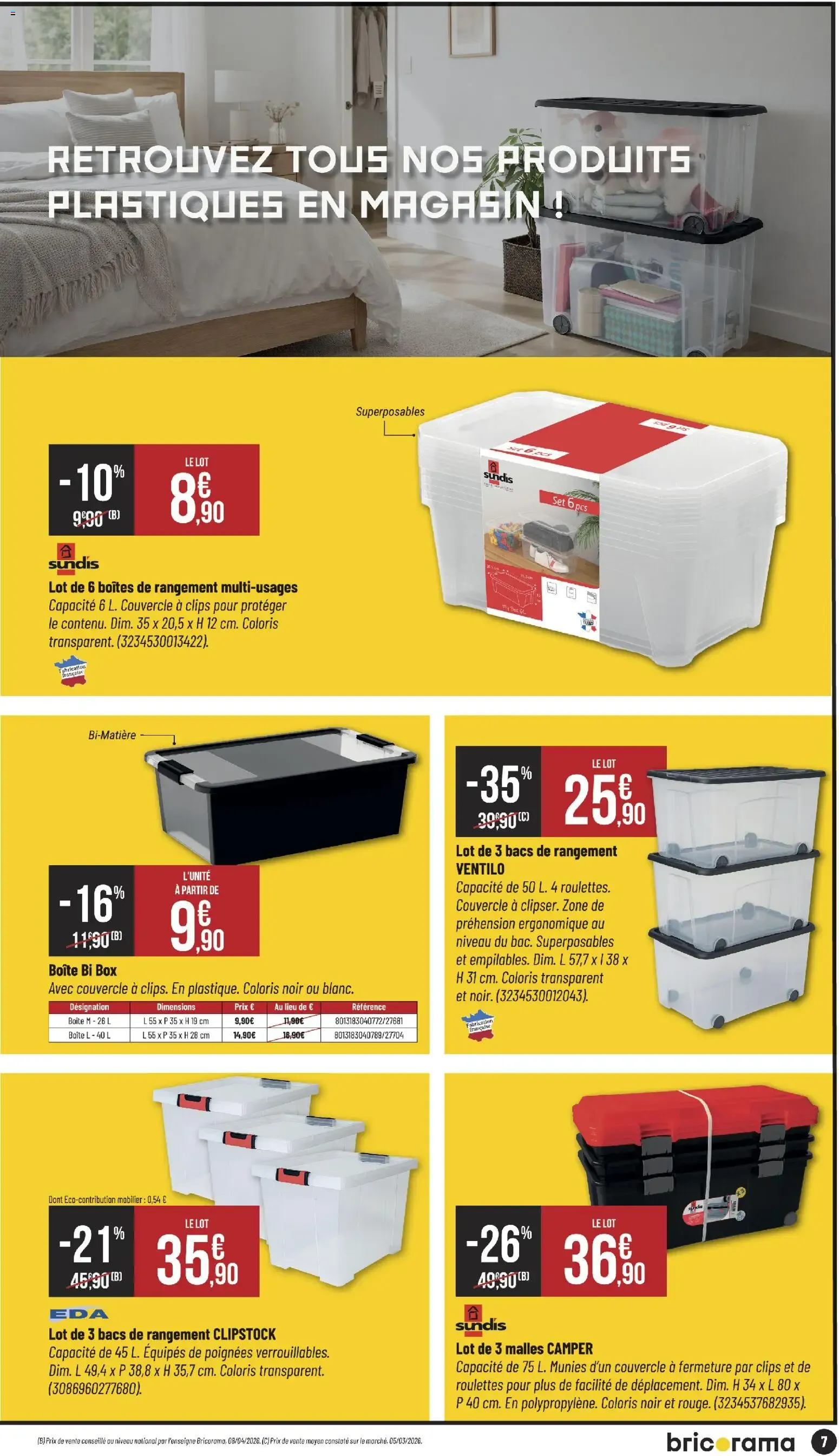 Bricorama catalogue à partir du 03/06/2026 - promo en ligne du 3 juin au 14 juin 2026 - Catalogue page 7
