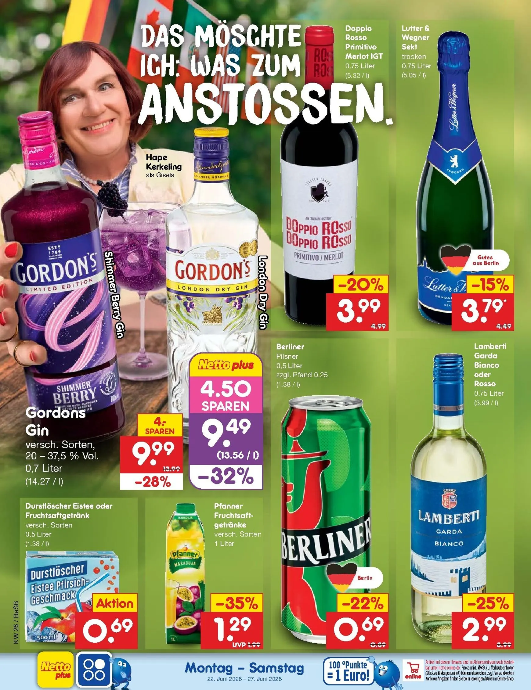 Netto Marken Discount Prospekt – von Montag 22.06.2026 bis Samstag 27.06.2026 von 22. Juni bis 27. Juni 2026 - Prospekt seite 33