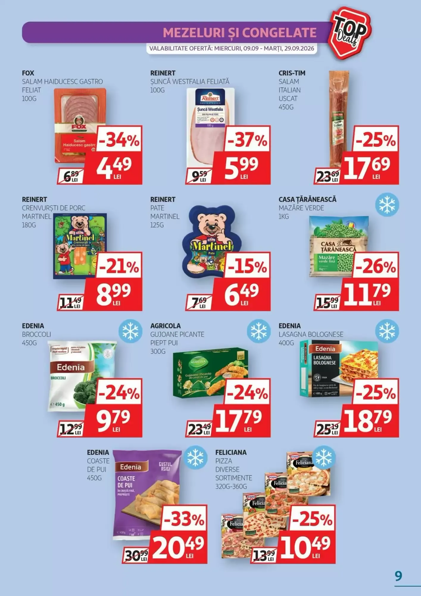 Catalog Catalog Auchan de la 9 septembrie până la 29 septembrie 2026 - Revista Pagina 9