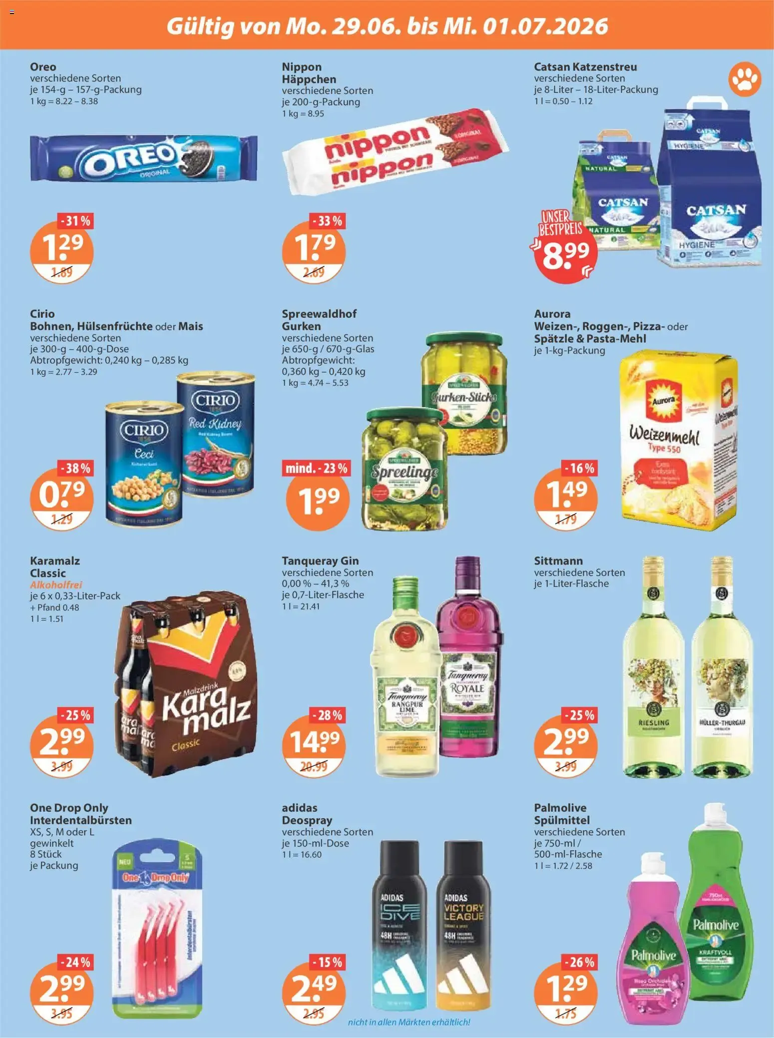 Angebote V-Markt Angebote ab Montag (ab 29.06.2026) von 29. Juni bis 1. Juli 2026 - Prospekt seite 3