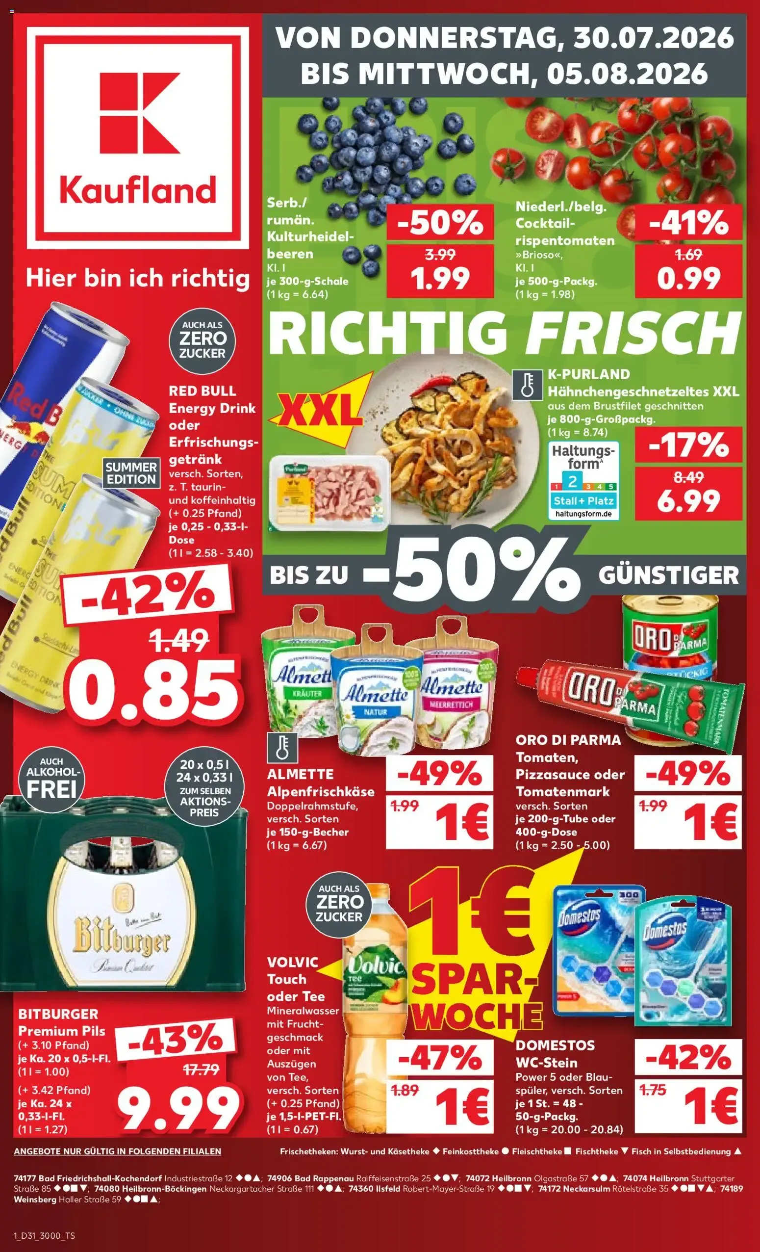 Kaufland van 30 juli tot 5 augustus 2026 - Folder pagina 1