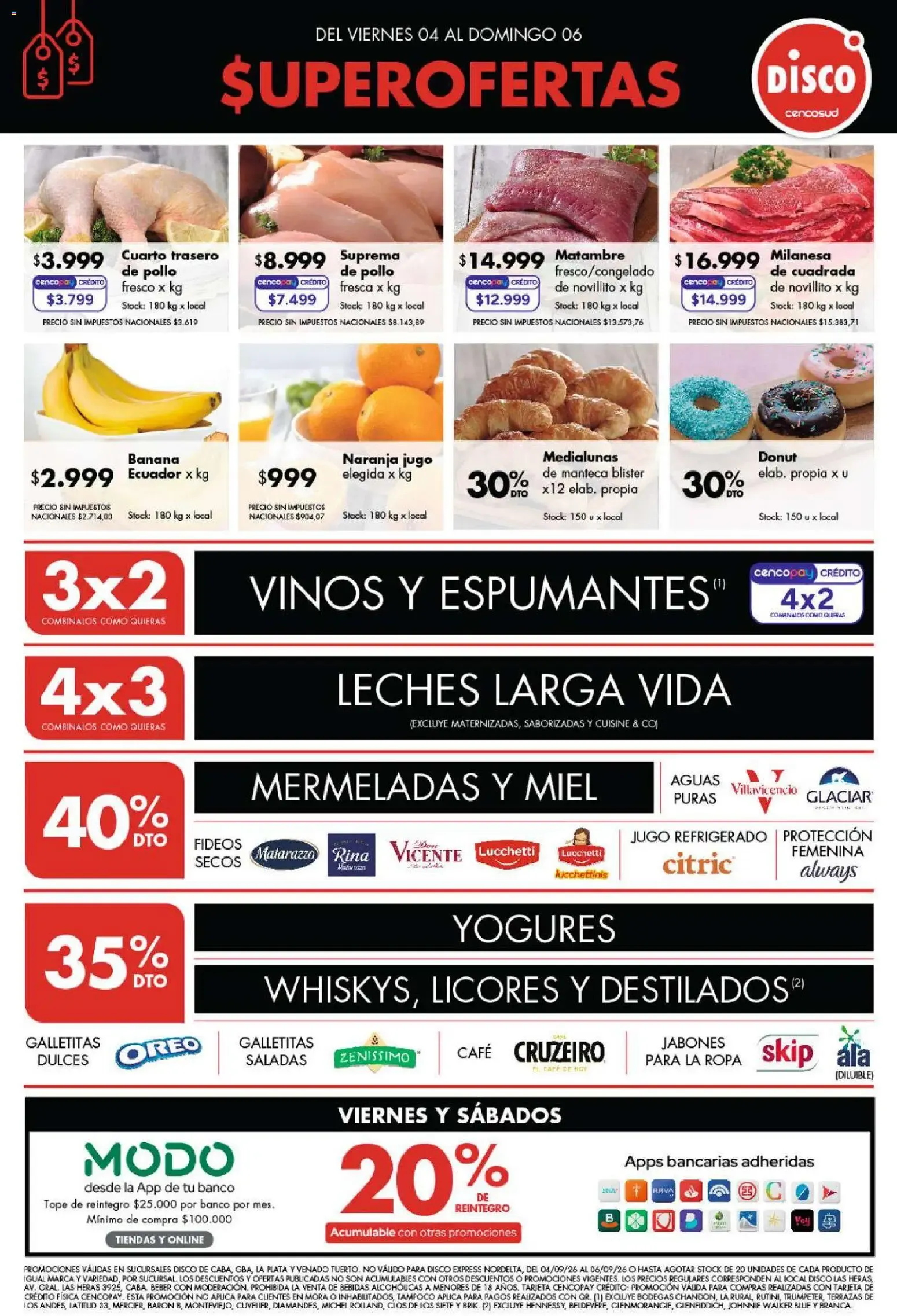 Ofertas de Disco - Ofertas | Bs. As. y Santa Fé del 04/09/2026 - 06/09/2026 4 de septiembre al 6 de septiembre 2026 - Página 1 del catálogo