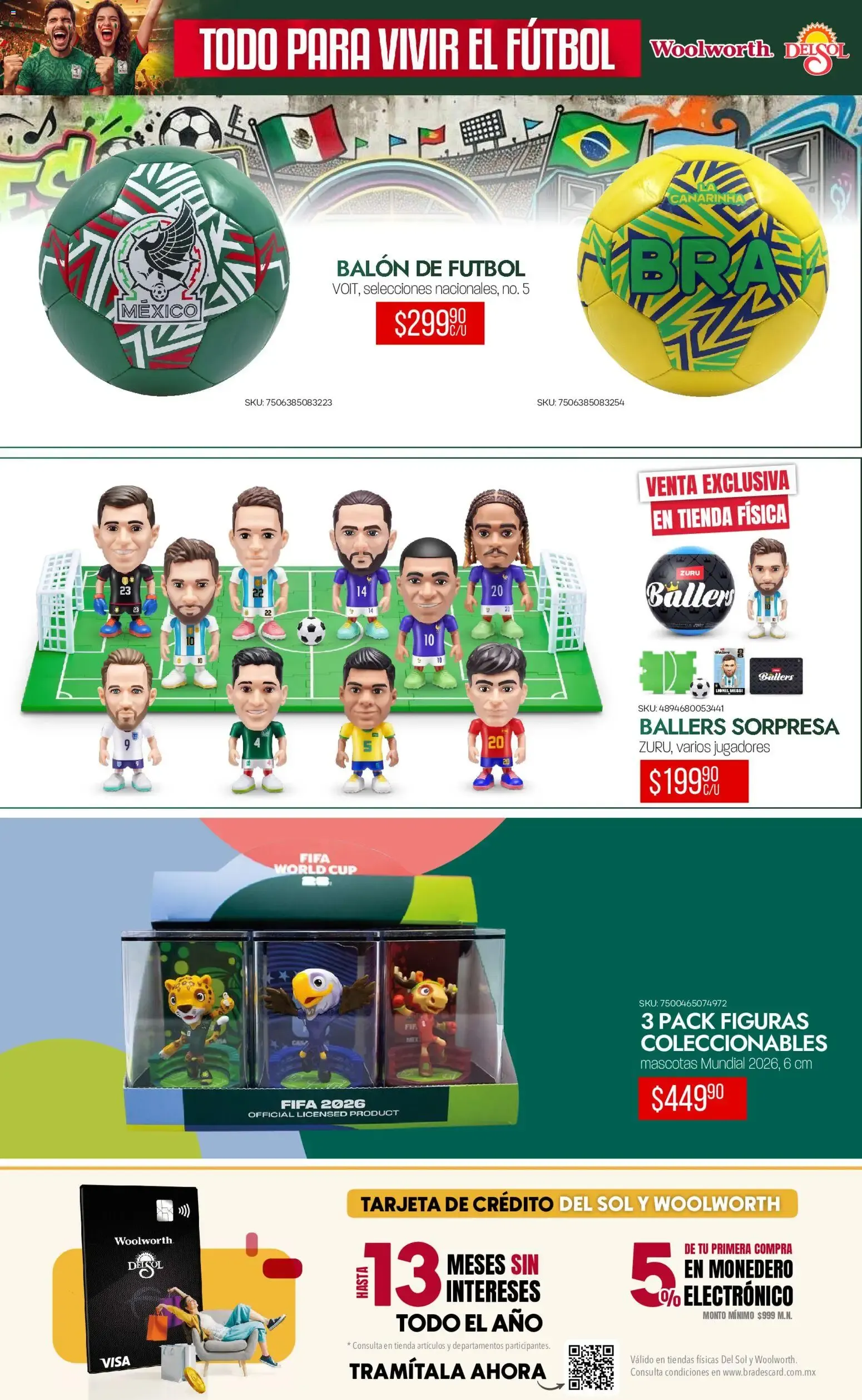 Catálogo de Del Sol y Woolworth catálogo Todo para vivir el fútbol (14/05/2026 - 29/06/2026) - catálogo en línea 14 de mayo al 29 de junio 2026 - Pagina 11