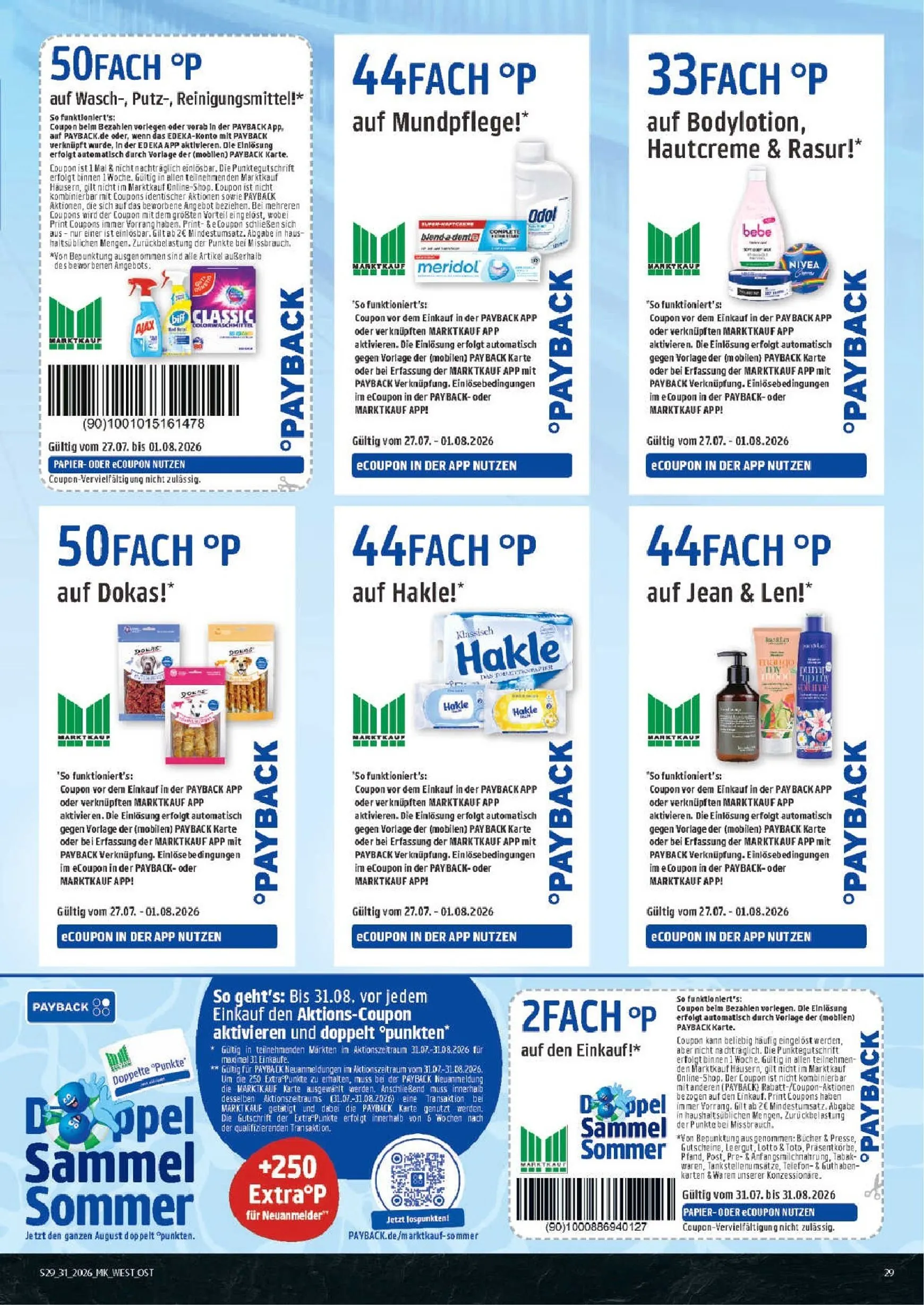 Marktkauf Prospekt nächste Woche – von Montag 27.07.2026 bis Samstag 01.08.2026 von 27. Juli bis 1. August 2026 - Prospekt seite 29
