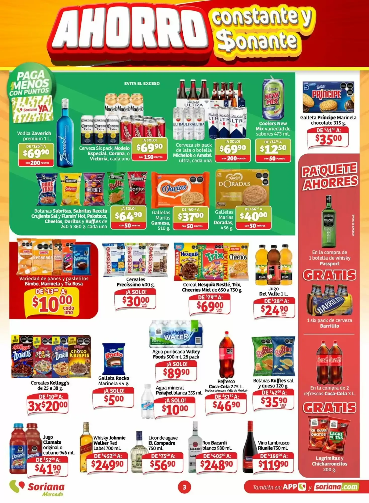 Catálogo de Soriana Mercado AHORRO constante y Sonante 6 de agosto al 12 de agosto 2026 - Pagina 3