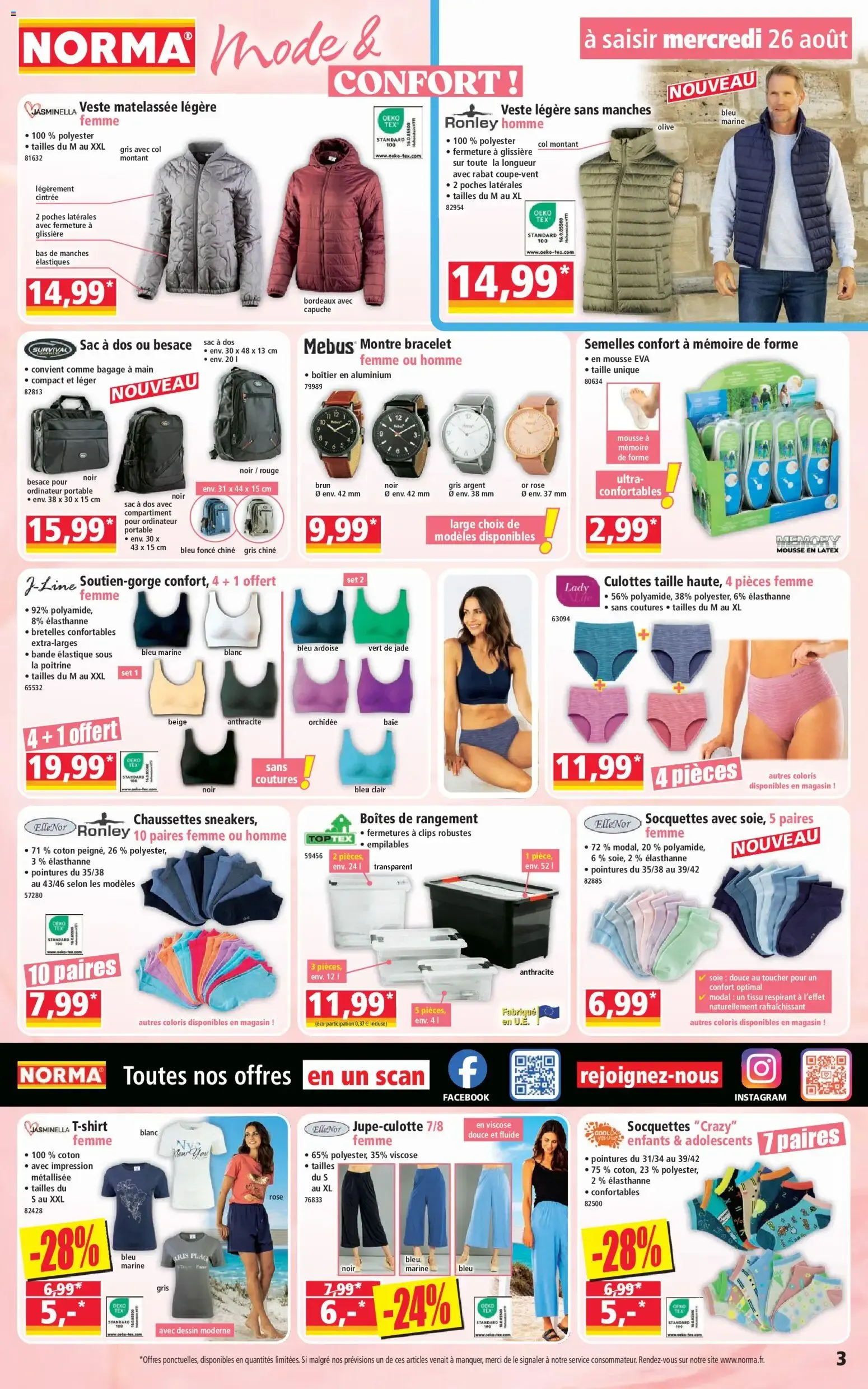 Norma Votre Discounter Régional - Promotions du 26 août du 26 août au 1 septembre 2026 - Catalogue page 3