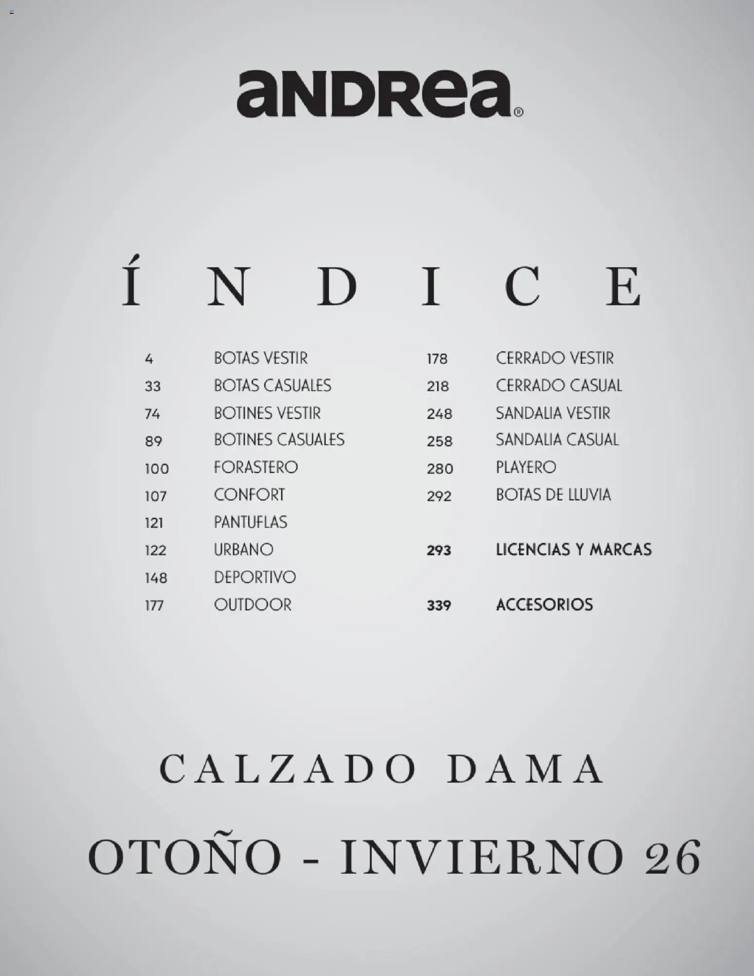 Catálogo de Andrea catálogo Otoño Invierno 2026 - Catálogos en línea de 23/08 - 30/01 23 de agosto al 30 de enero 2027 - Pagina 3