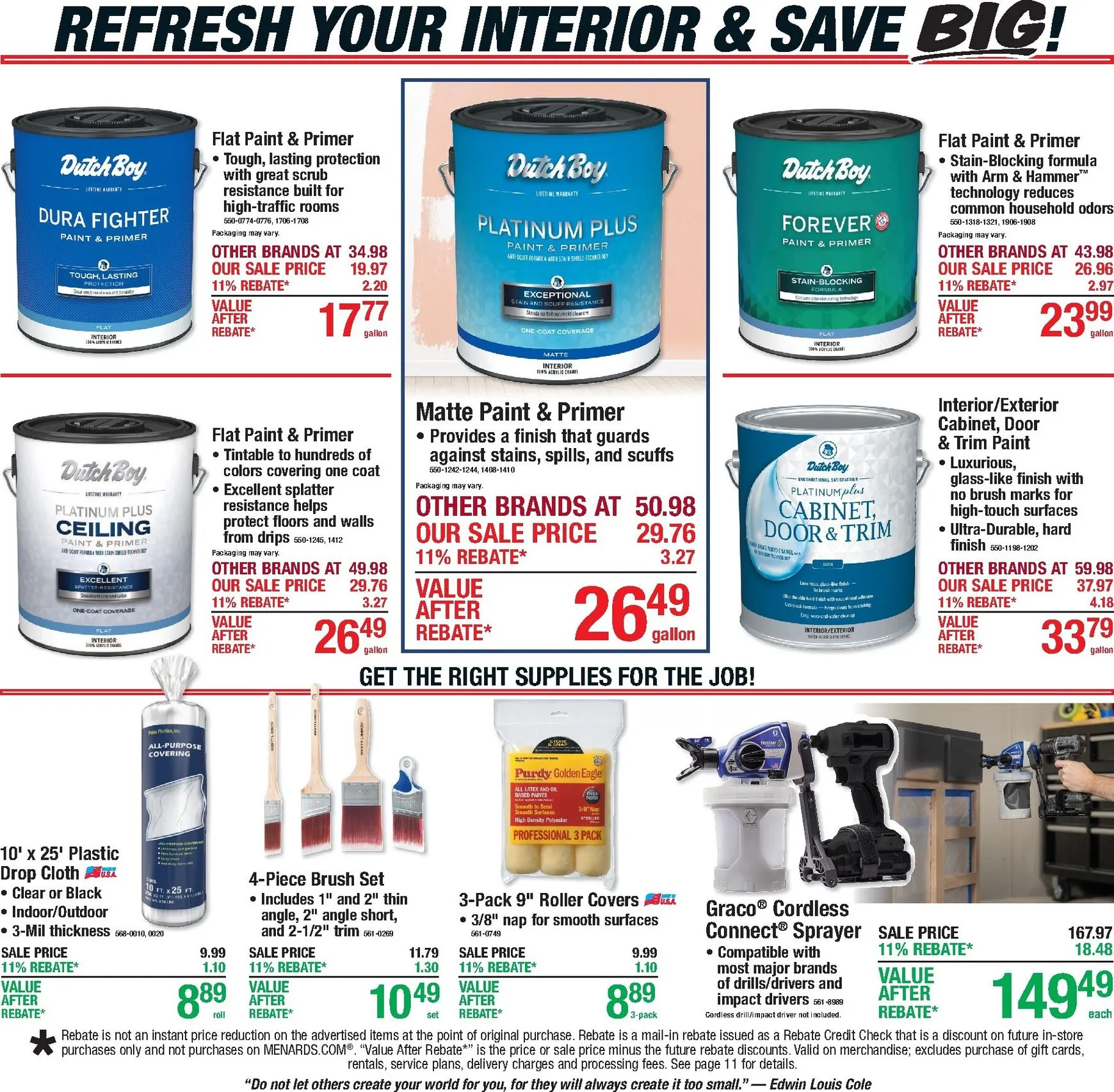 Weekly promotion Menards Labor Day Sale - 11% Rebate spanning from August 27 to September 7 2026 - Page 11 for Catalogue 365