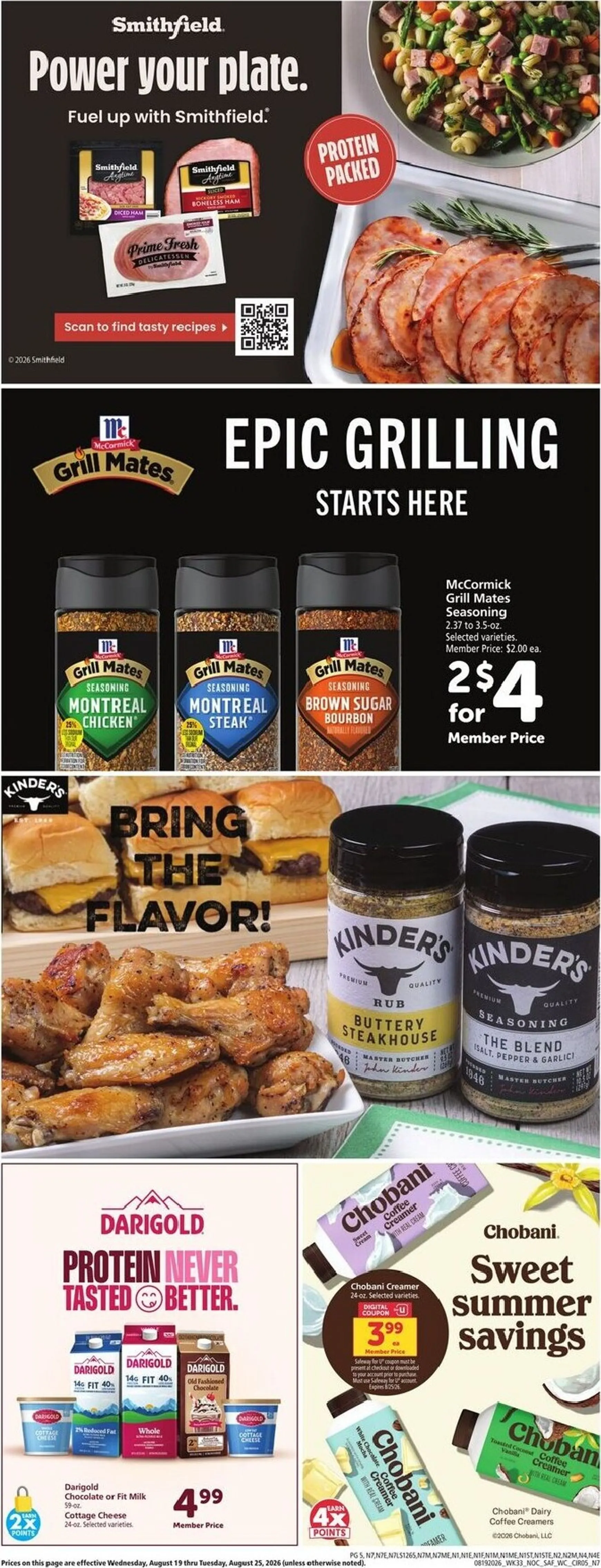 Weekly promotion Current Safeway leaflet valid from Wednesday 08/19/2026 to Tuesday 08/25/2026 spanning from August 19 to August 25 2026 - Page 5 for Catalogue 365